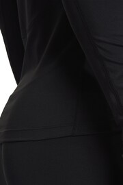adidas Black Techfit Training Long Sleeve Top - Image 9 of 10