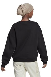 adidas Black Sportswear All Szn Fleece Sweatshirt - Image 2 of 7