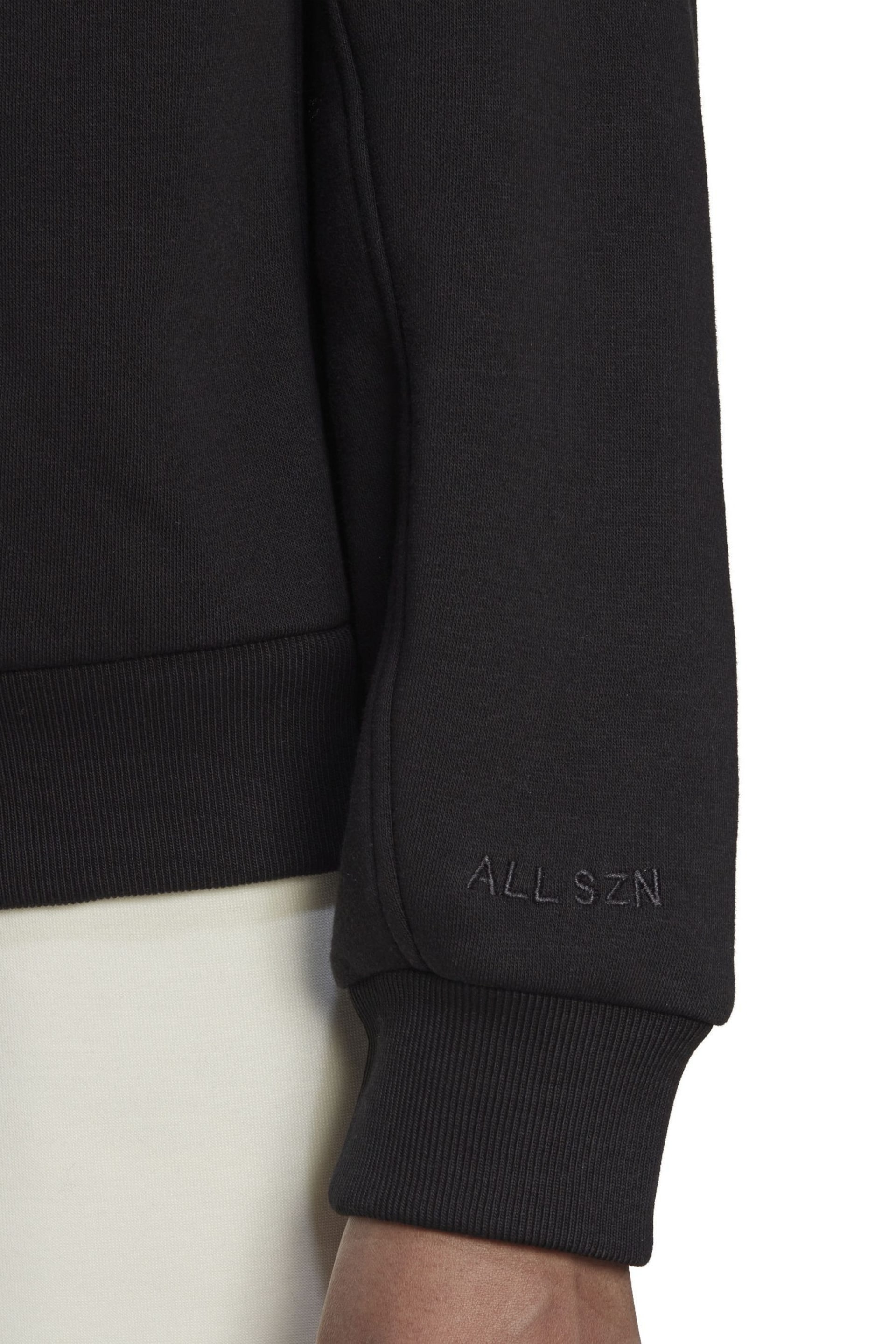adidas Black Sportswear All Szn Fleece Sweatshirt - Image 6 of 7