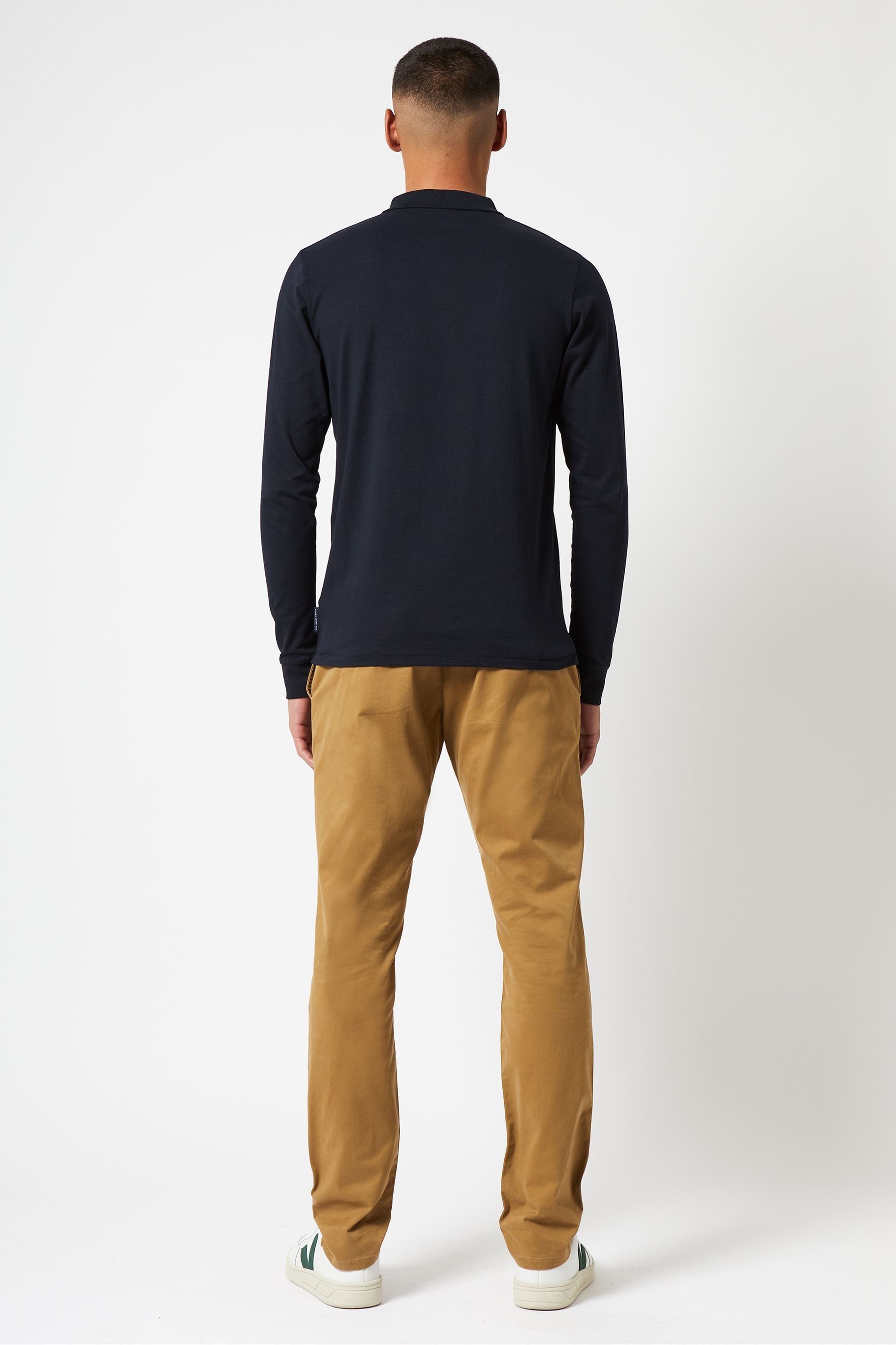 French connection long sleeve polo discount