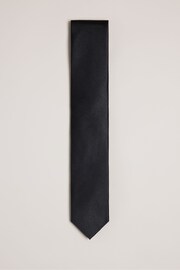 Ted Baker Black Moorez Ottoman Silk Tie - Image 1 of 4