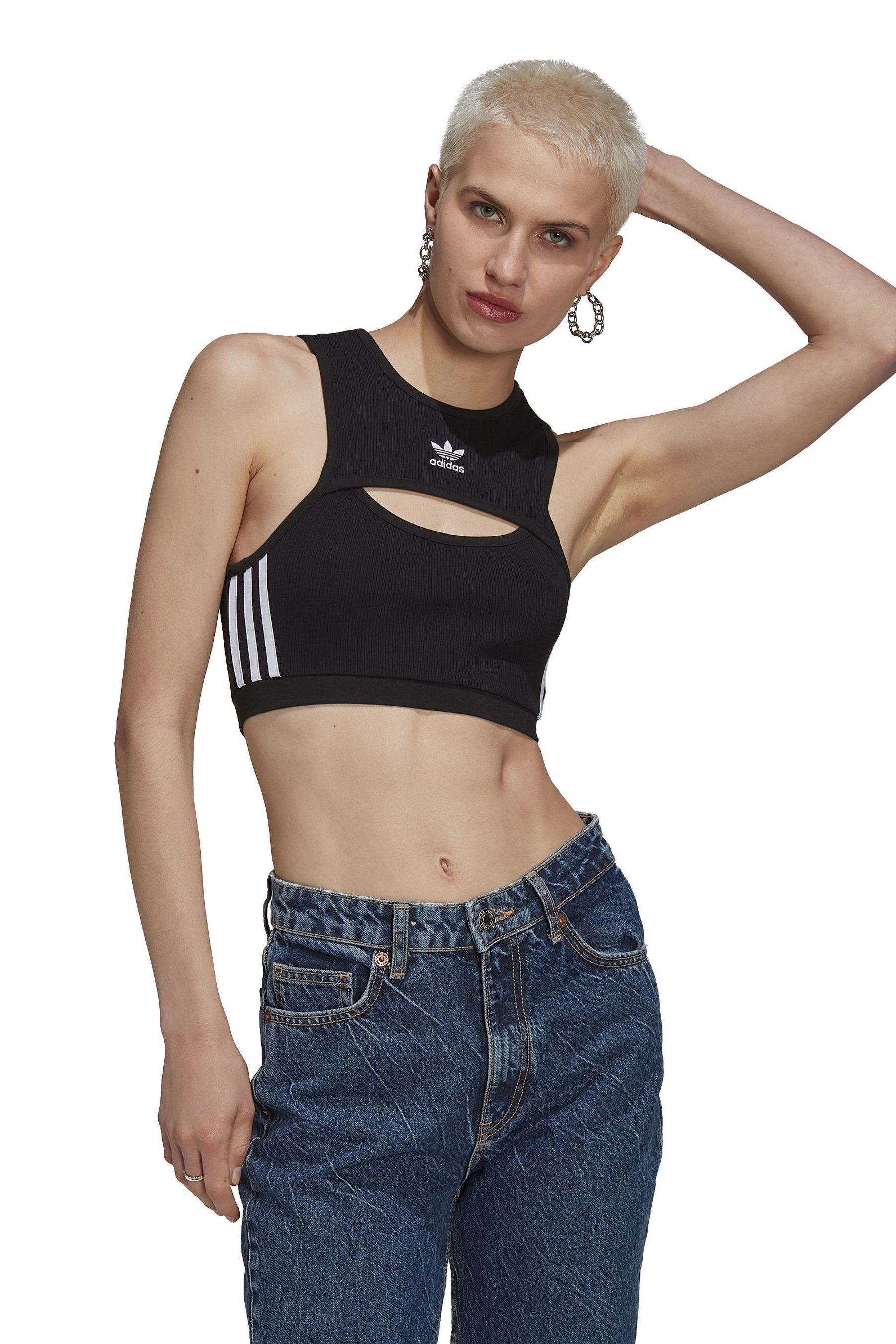 adidas Originals Cut Out Crop Top