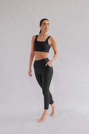 Girlfriend Collective High Rise Navy Pocket Leggings - Image 1 of 13