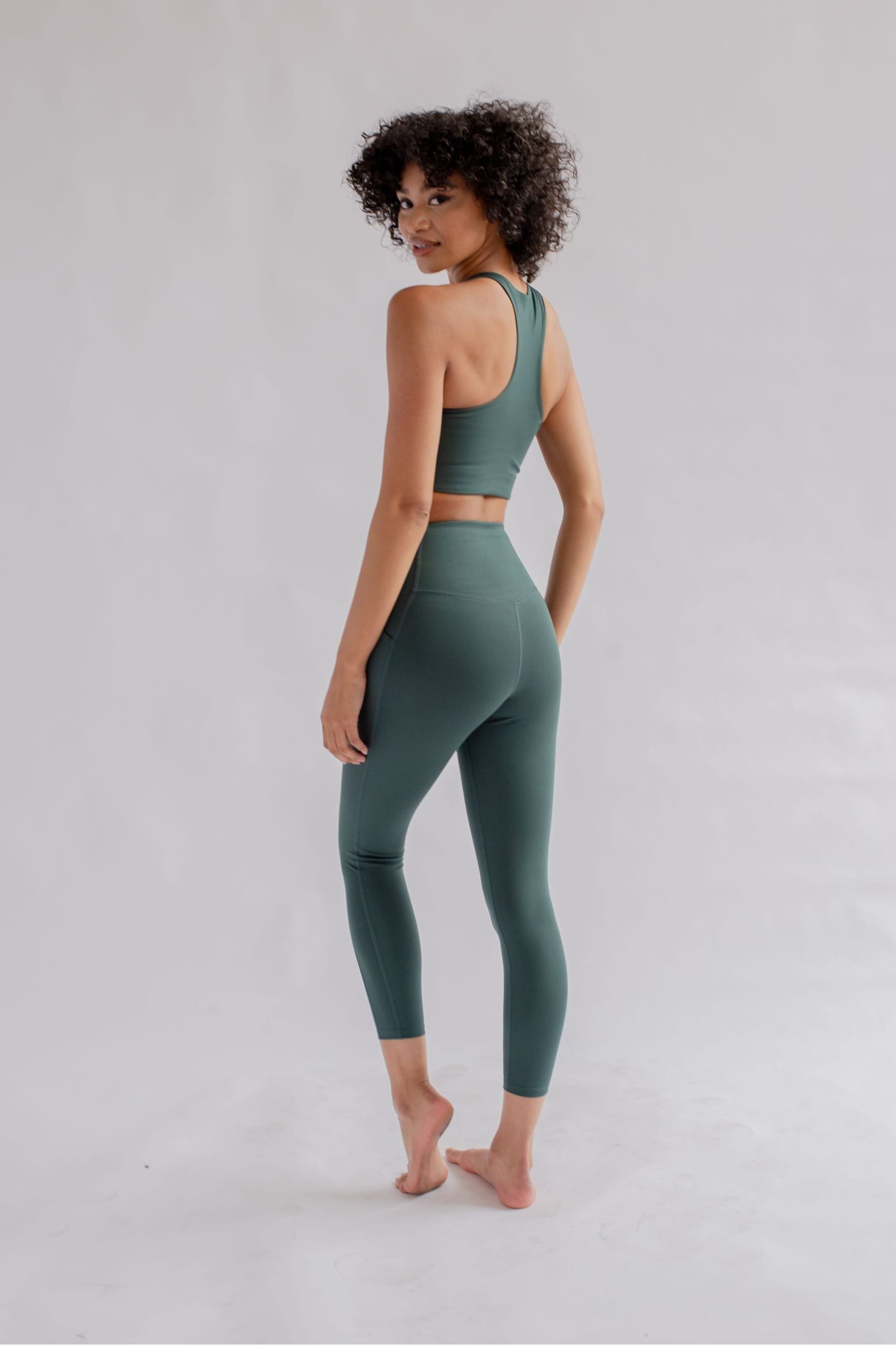 Girlfriend Collective High Rise Pocket Leggings - Image 3 of 10