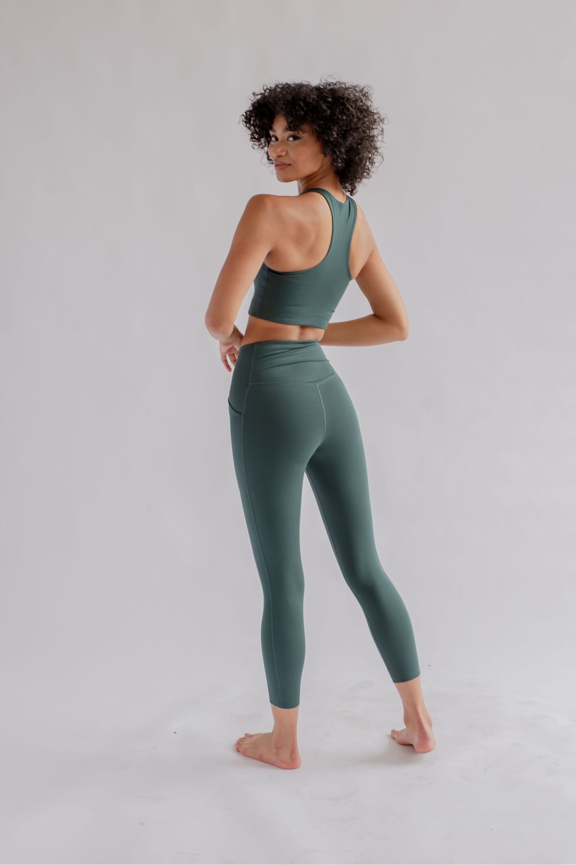 Girlfriend Collective High Rise Pocket Leggings - Image 5 of 10