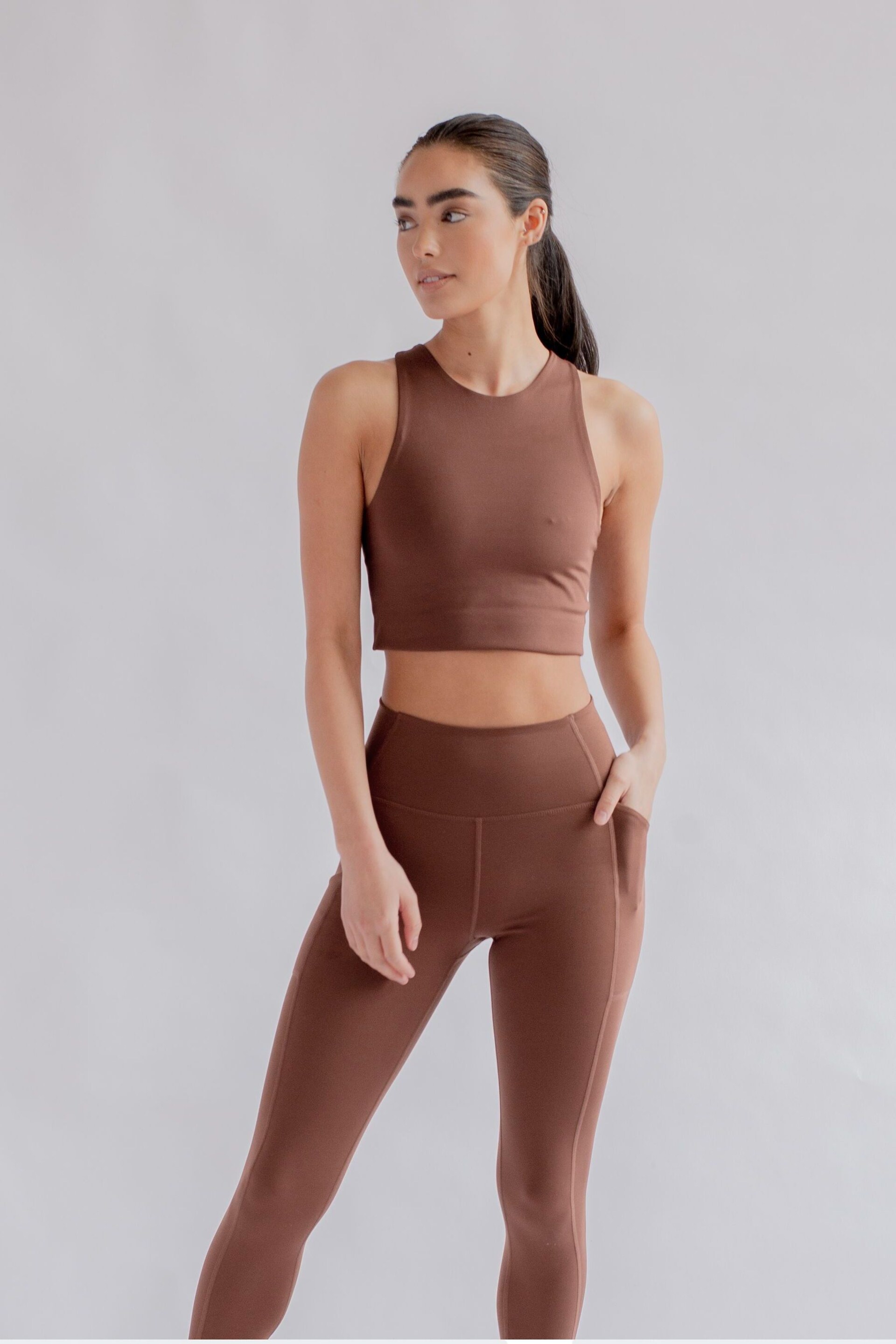 Girlfriend Collective High Rise Pocket Leggings - Image 1 of 7