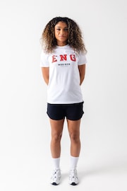 Miss Kick Womens Maya White T-Shirt - Image 3 of 4