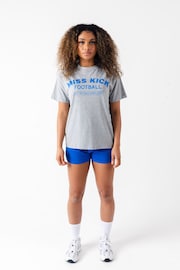 Miss Kick Womens Grey Jas Oversized T-Shirt - Image 3 of 4