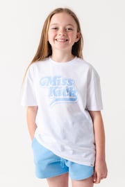 Miss Kick Girls Rachel White T-Shirt - Image 2 of 5