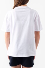 Miss Kick Girls Gabby White T-Shirt - Image 3 of 5