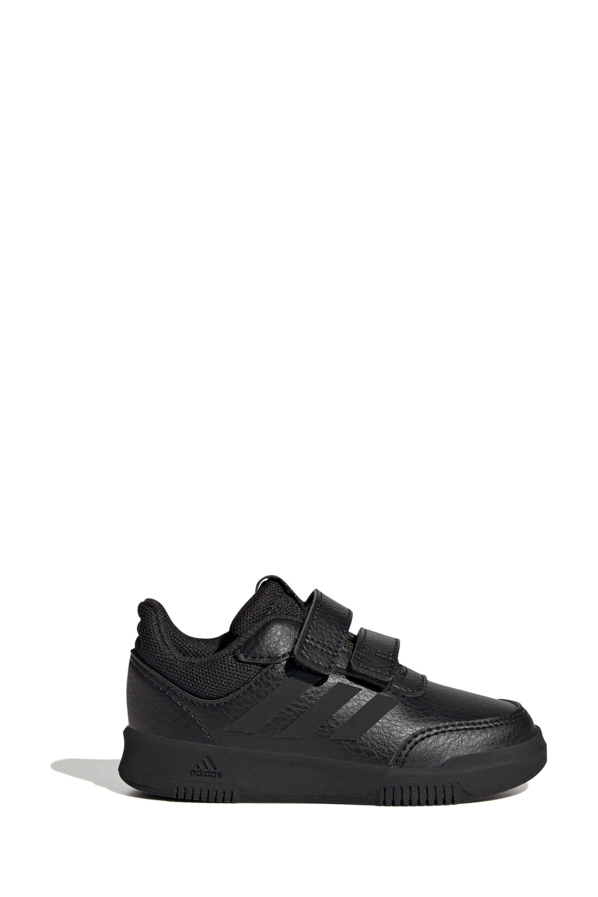 adidas Black Tensaur Hook and Loop Shoes - Image 1 of 8