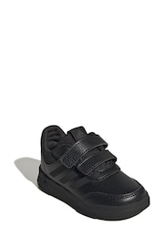 adidas Black Tensaur Hook and Loop Shoes - Image 3 of 8