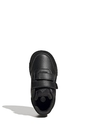 adidas Black Tensaur Hook and Loop Shoes - Image 6 of 8