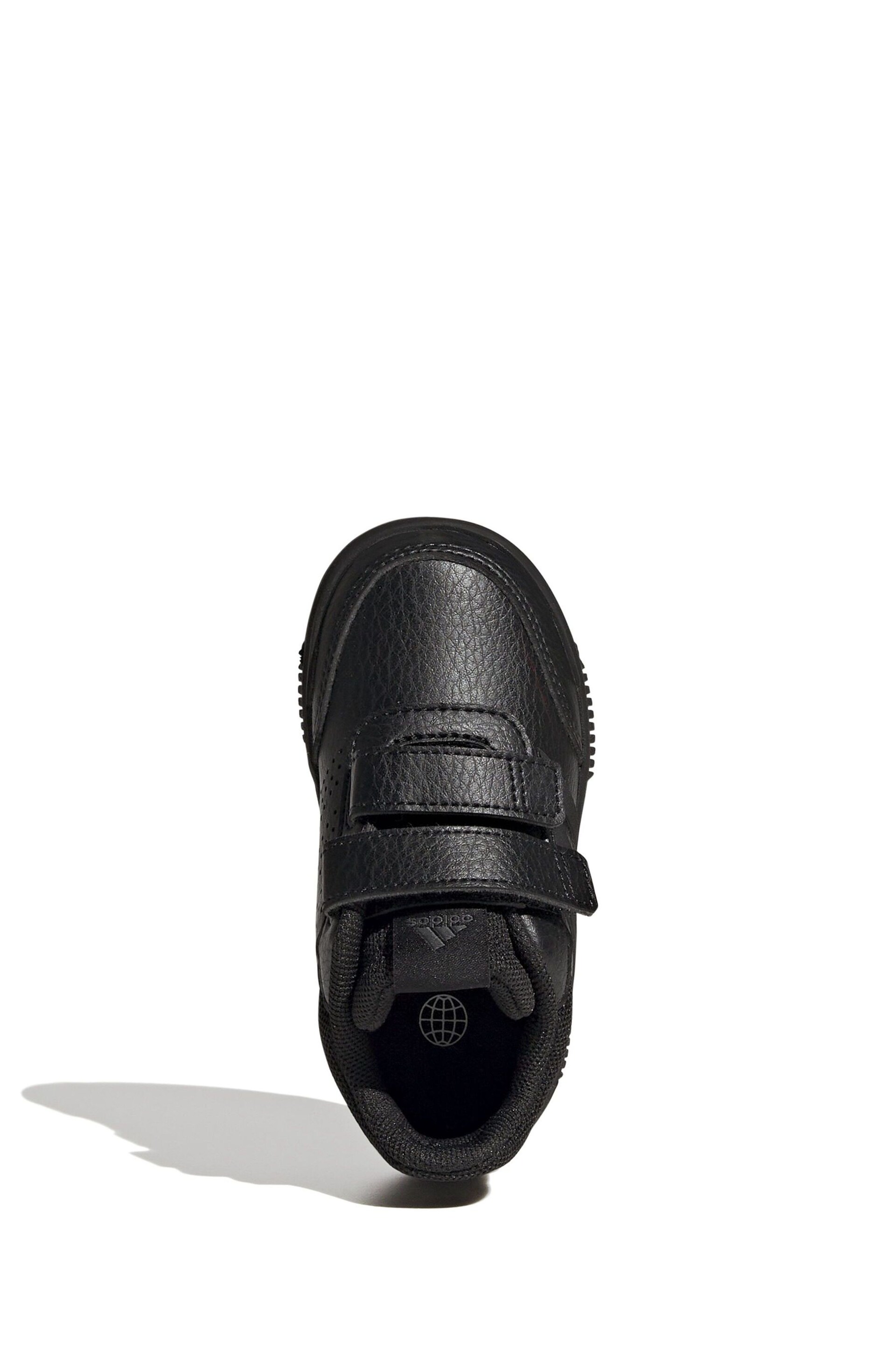 adidas Black Tensaur Hook and Loop Shoes - Image 6 of 8