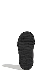 adidas Black Tensaur Hook and Loop Shoes - Image 7 of 8
