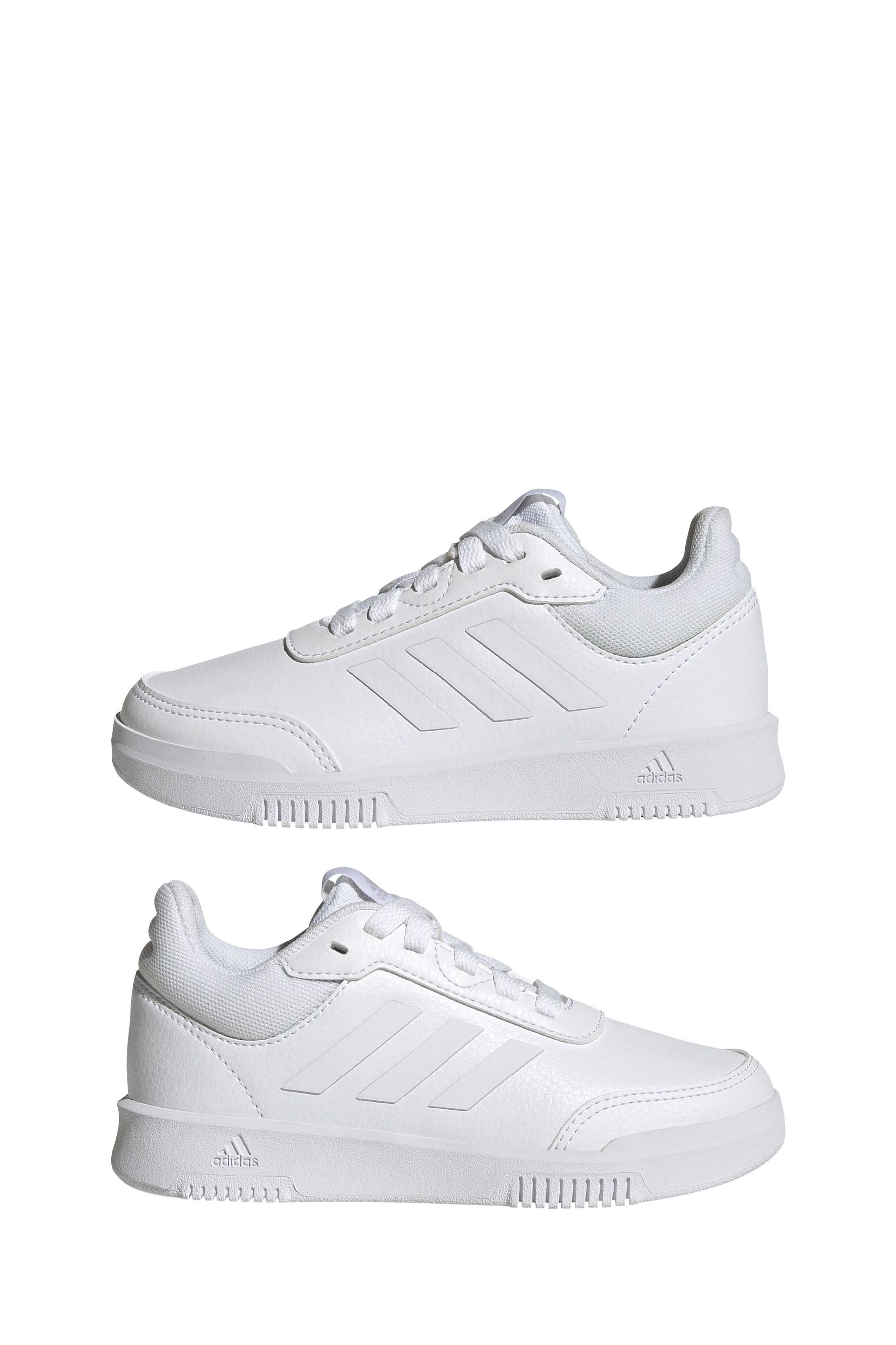 Buy adidas White Tensaur Sport Lace Up Trainers from the Next UK online shop