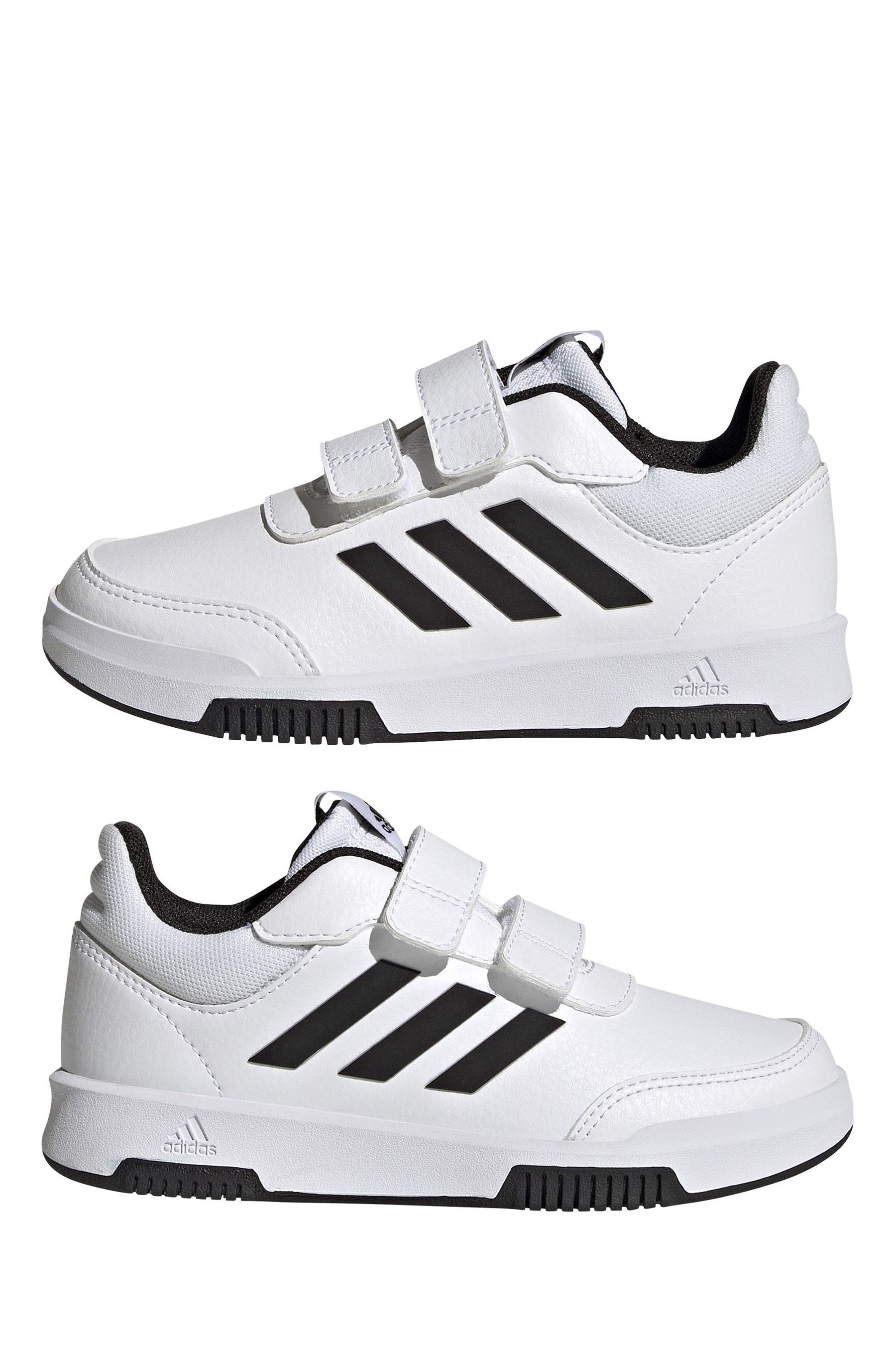 Buy adidas White Black Hook and Loop Black Tensaur Sport Hook and Loop Trainers from the Next UK online shop