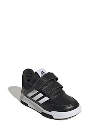 adidas Black/White Tensaur Hook and Loop Shoes - Image 2 of 8