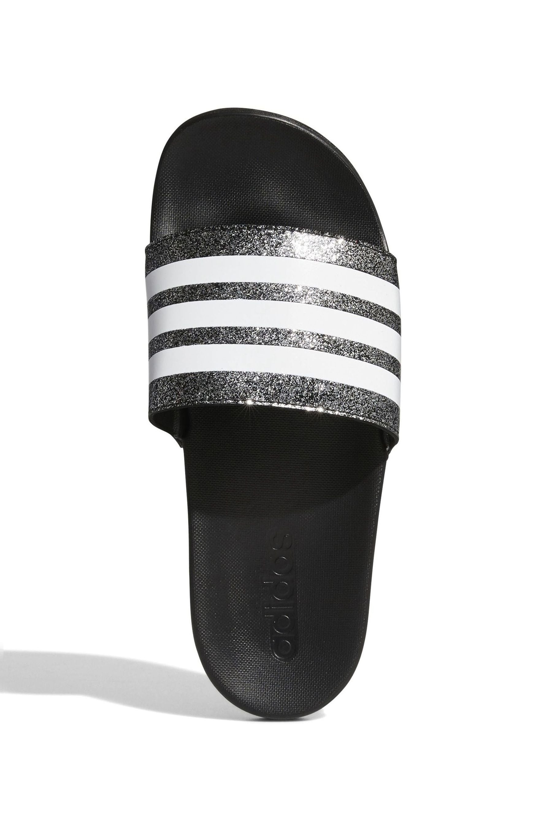 Buy adidas Black Kids Adilette Comfort Slides from Next Luxembourg