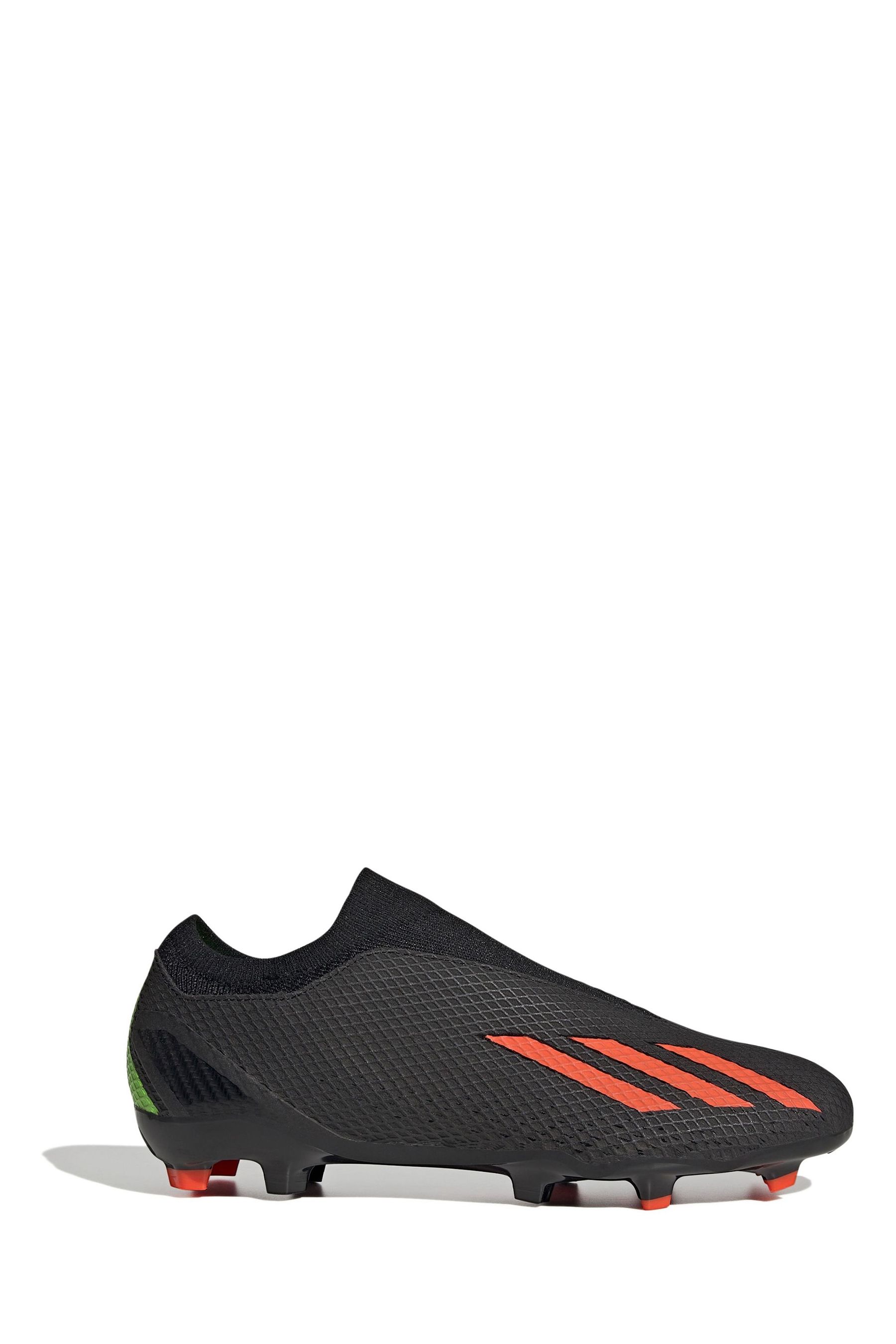 Buy adidas Black X Speedportal.3 Laceless Adult Firm Ground Boots from Next Luxembourg