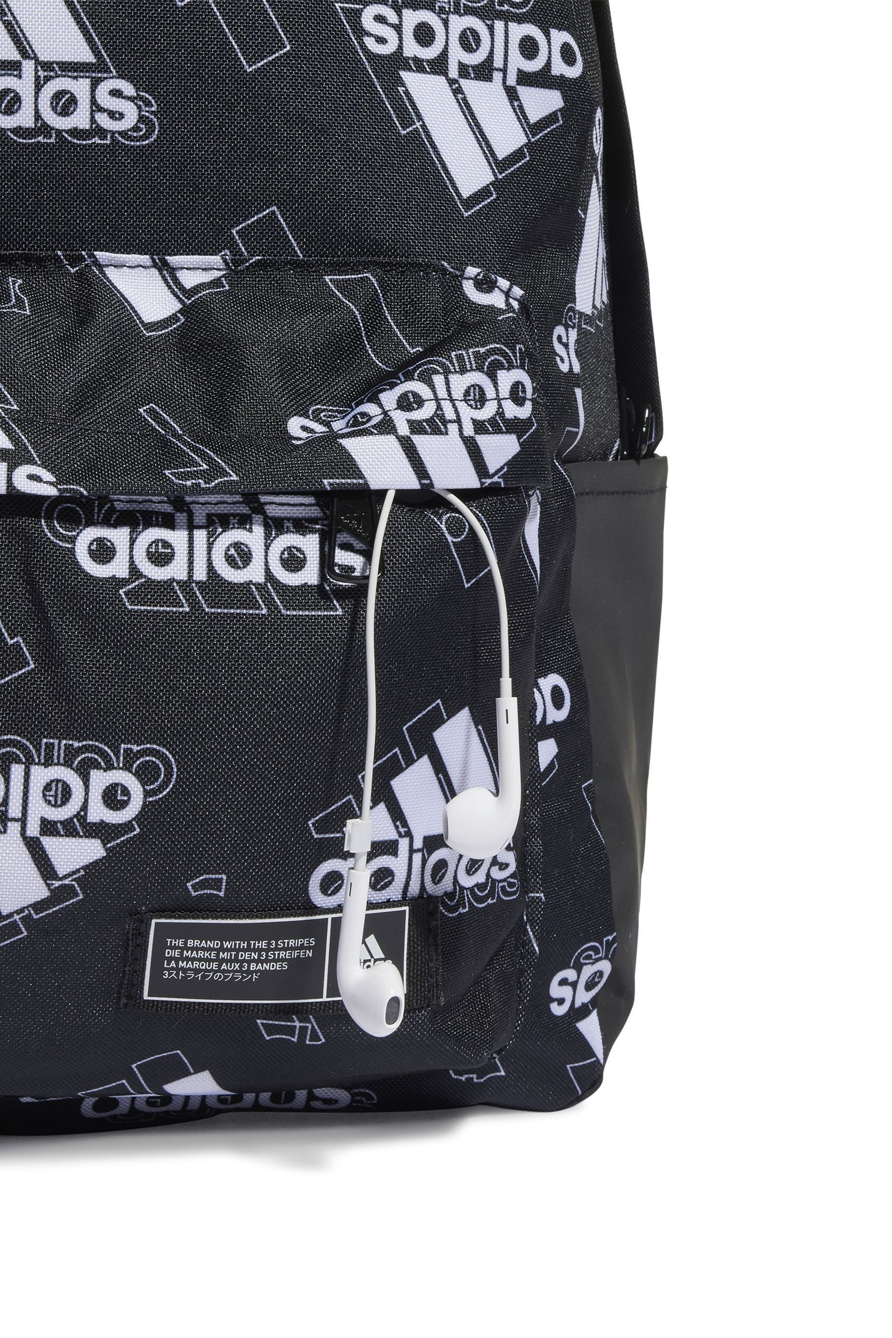 Buy adidas Black Classic Graphic Backpack from Next Ireland