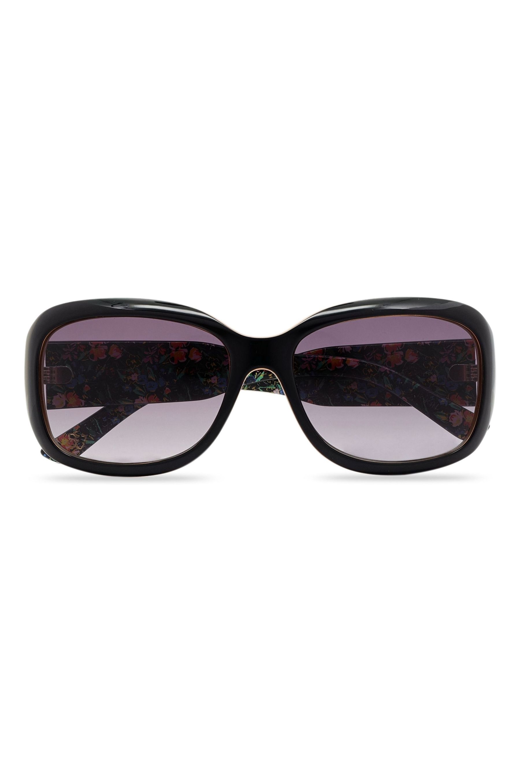 Buy Ted Baker Black Pink Rectangular Womens Sunglasses with Deep Temples from Next Luxembourg