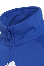 adidas Blue Junior Colorblock Big Badge of Sport Tracksuit - Image 5 of 7