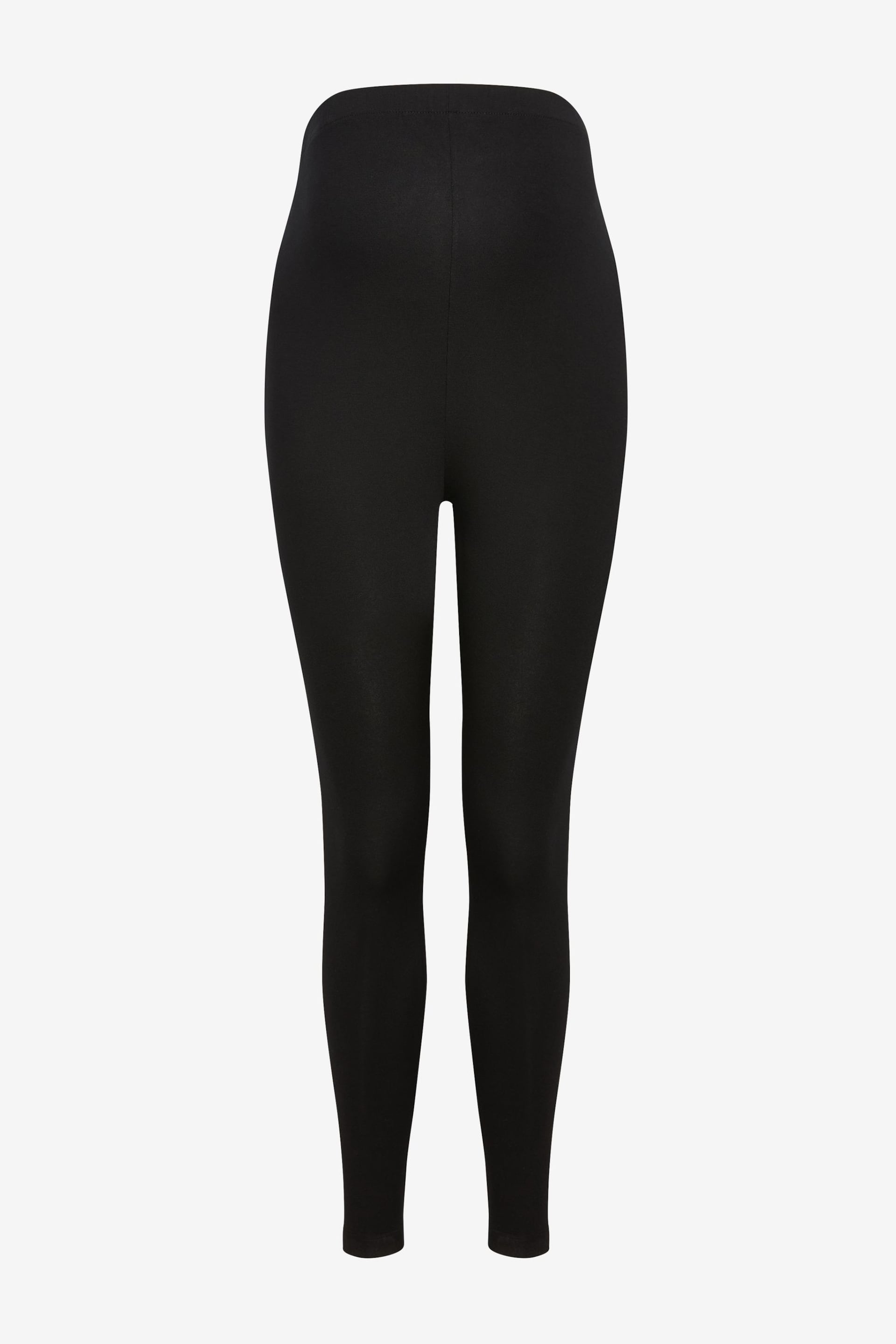 Black Full Length Maternity Essential Leggings - Image 2 of 5