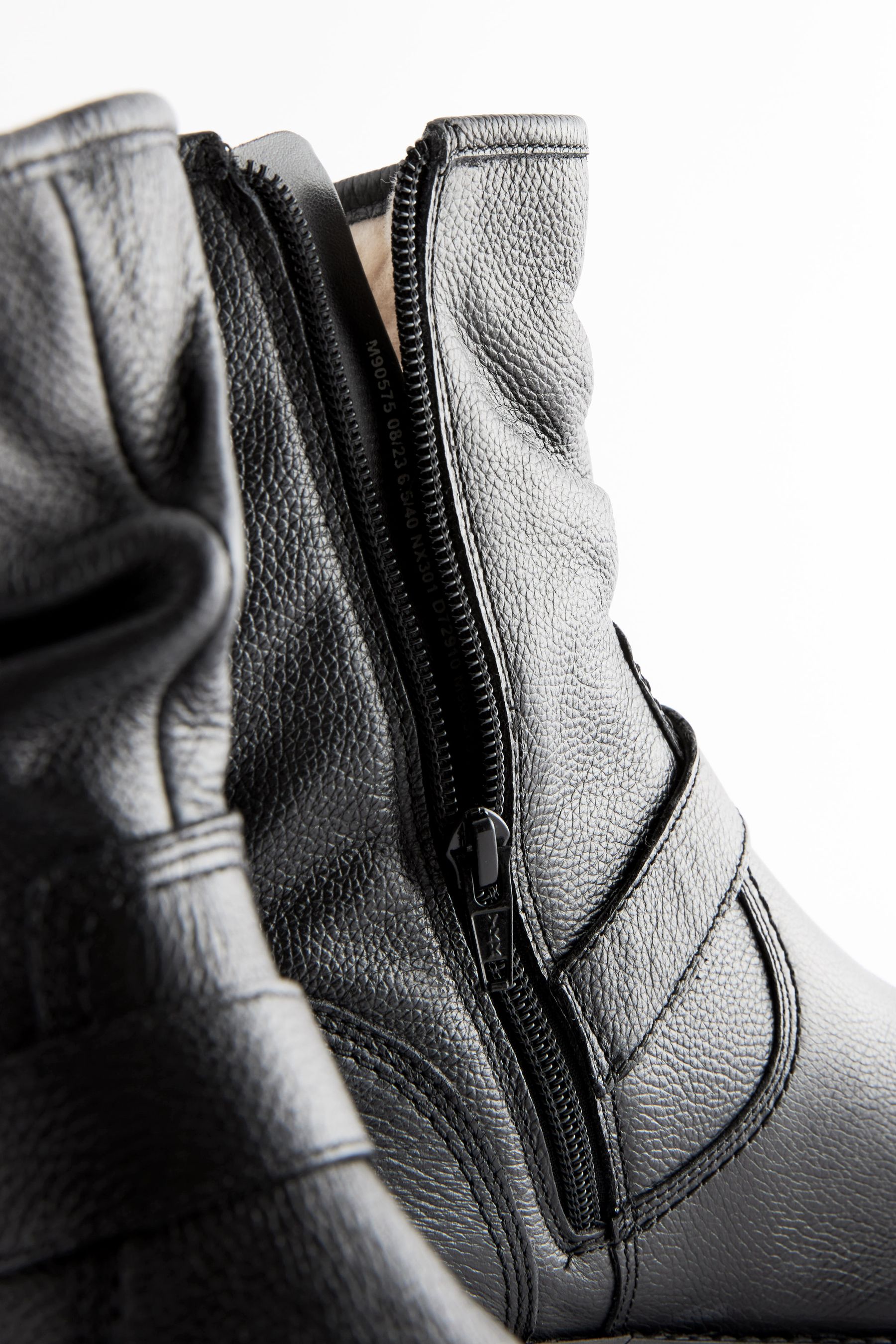 Black Forever Comfort Faux Fur Lined Slouch Ankle Boots