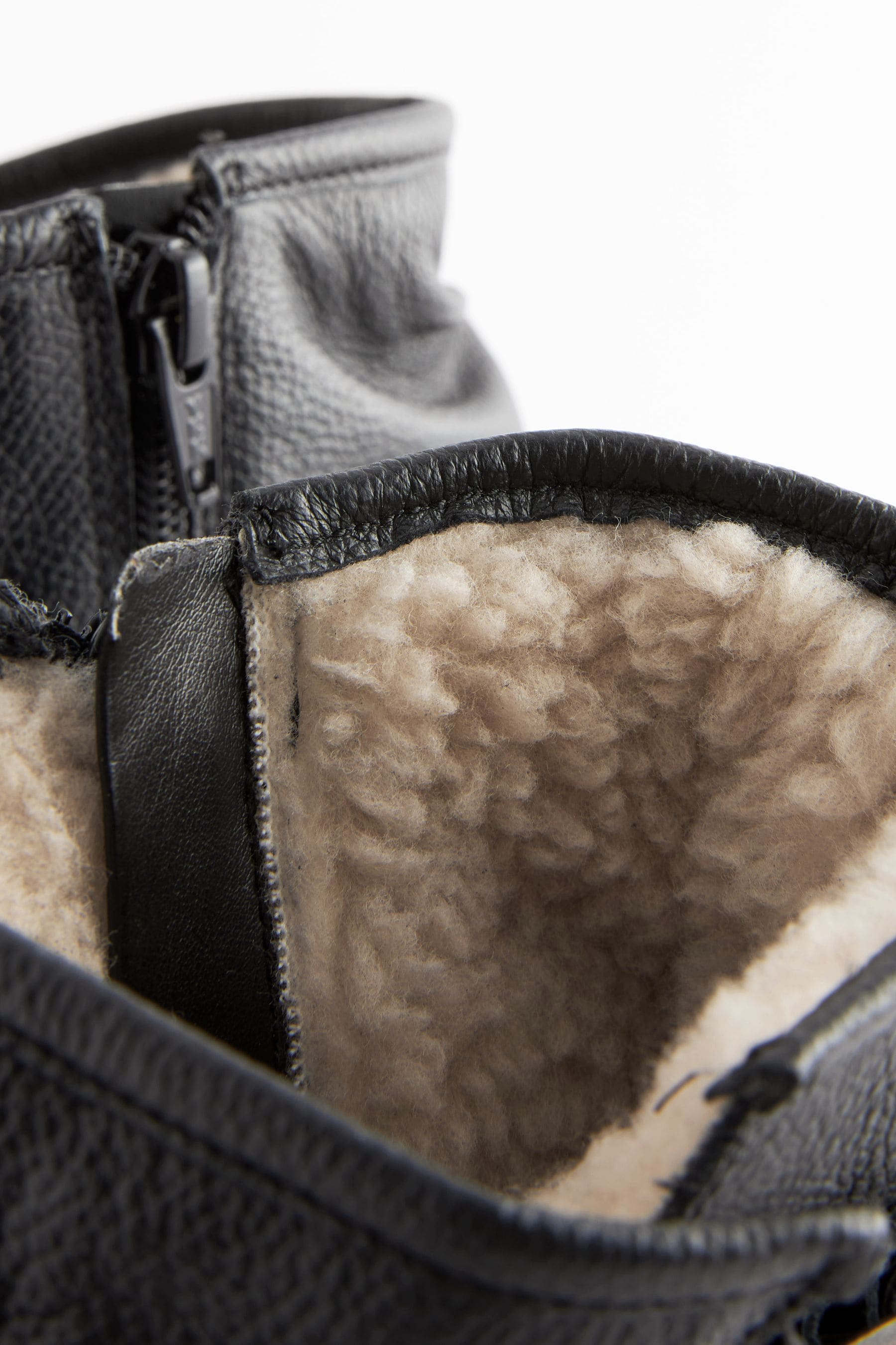 Buy Black Forever Comfort Leather Faux Fur Lined Slouch Ankle Boots from Next Luxembourg