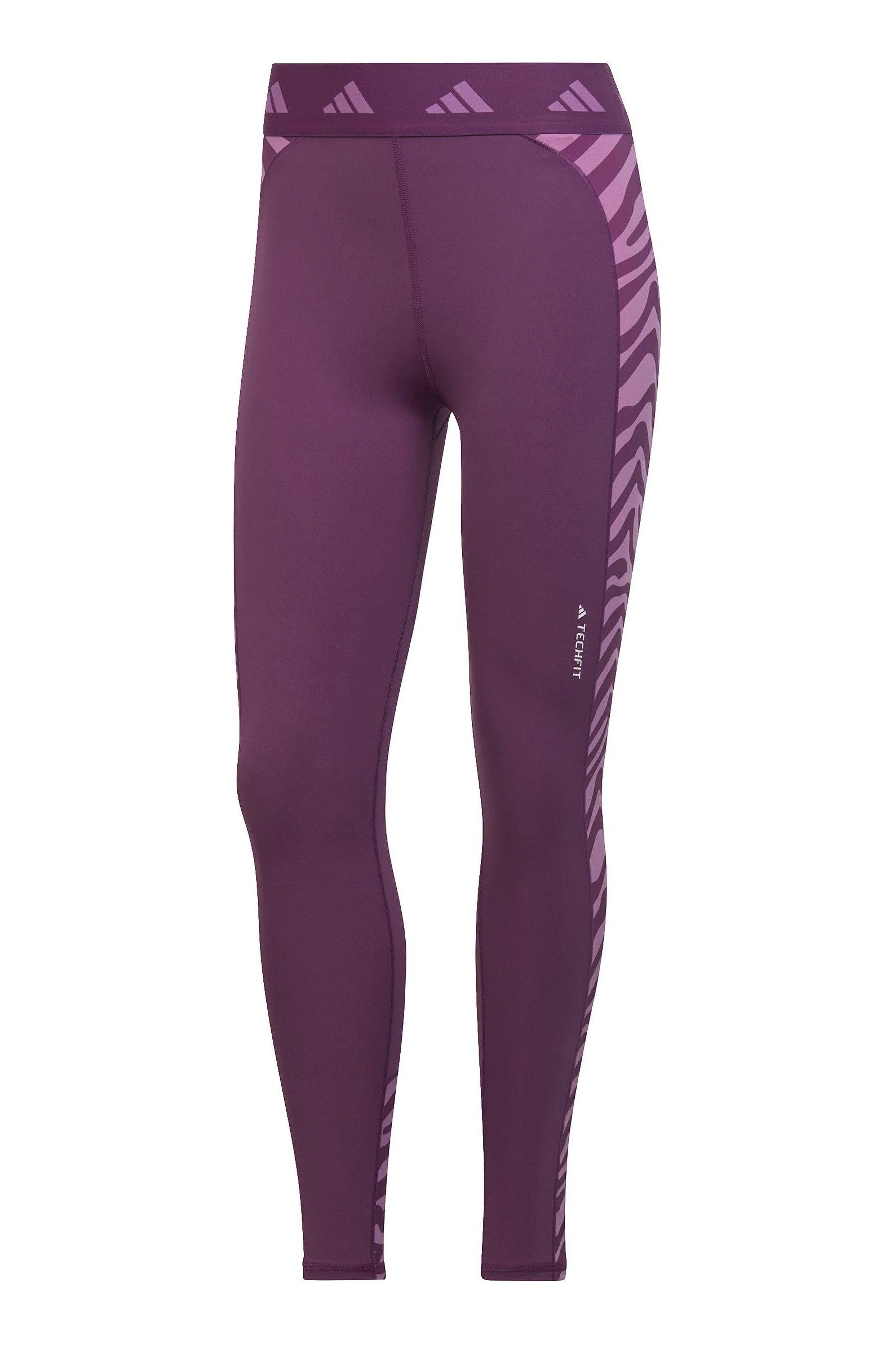 Buy adidas Lilac Purple Hyperglam 7 8 Zebra Print Leggings from Next Luxembourg