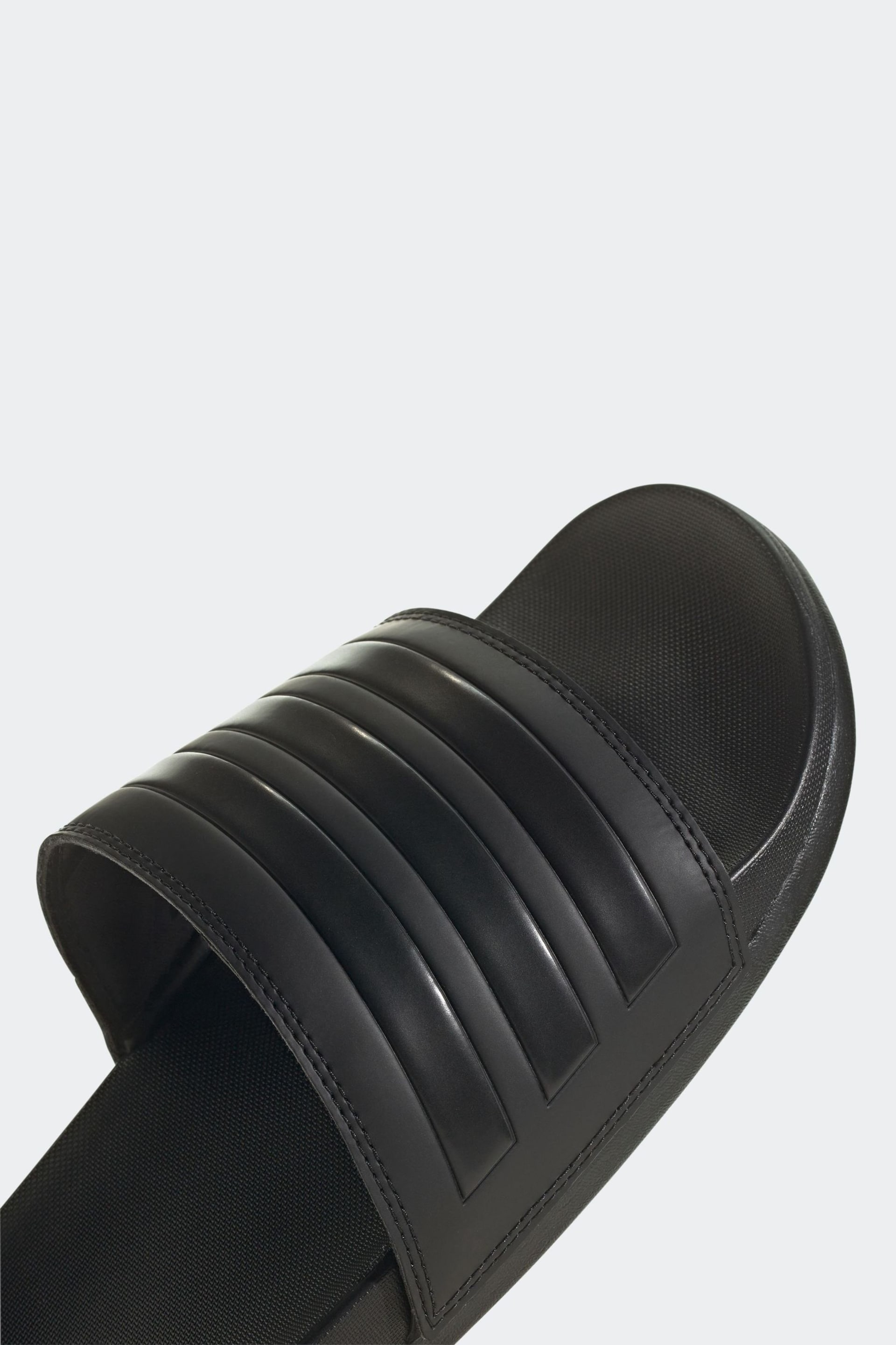 adidas Black Adilette Comfort Slides - Image 5 of 9