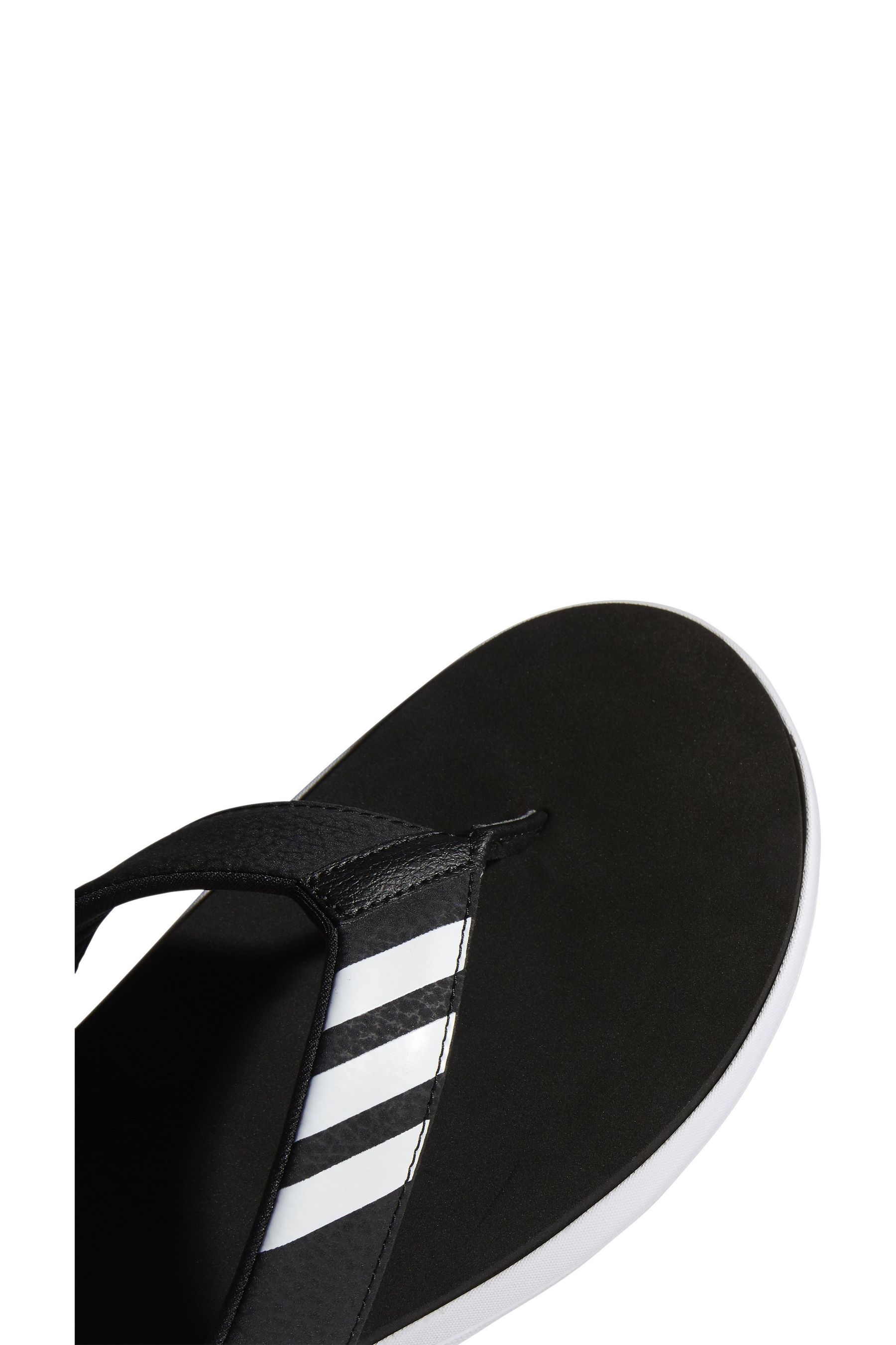 Adidas black thong flip flop on sale