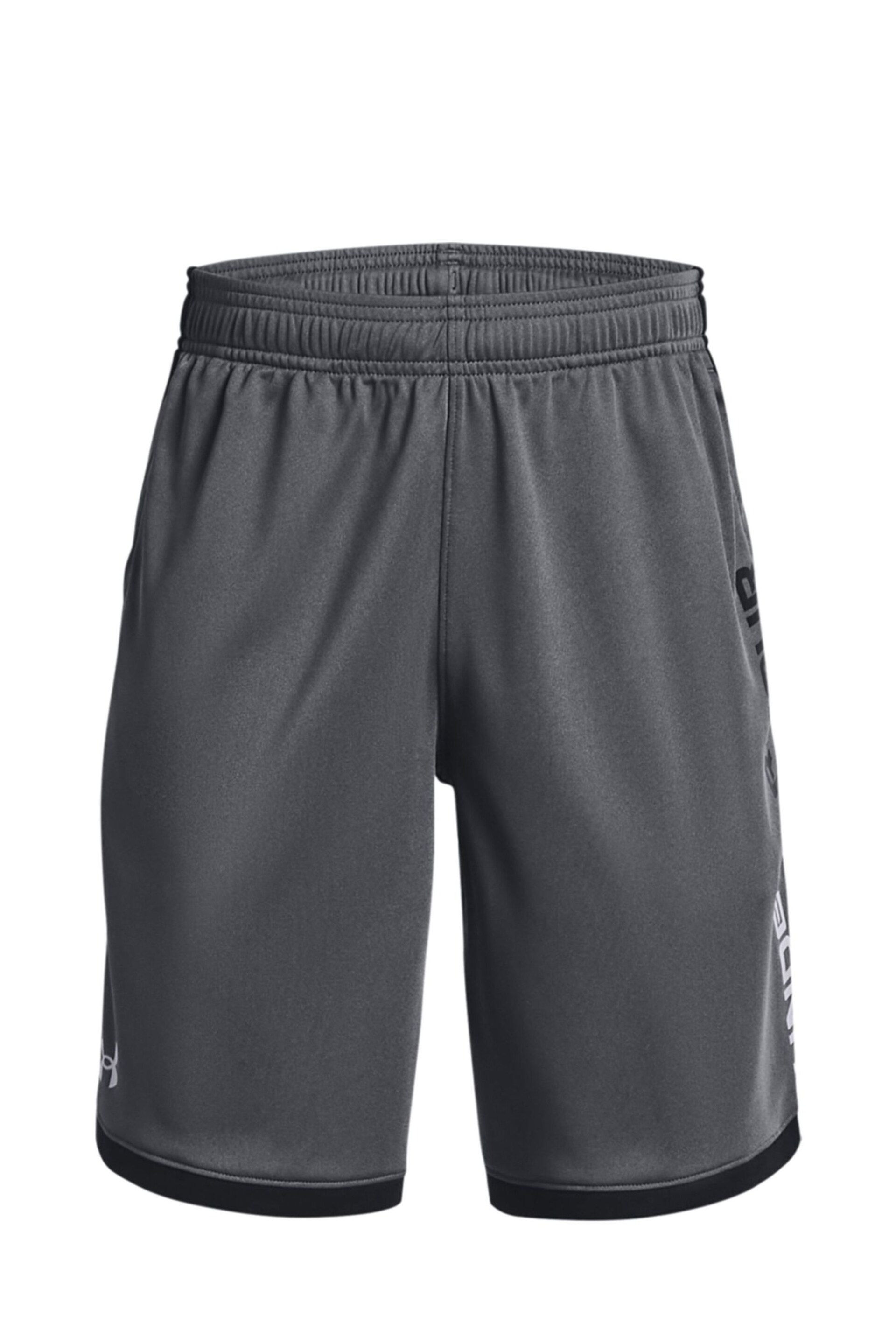 Under Armour Grey Youth Stunt 3.0 Shorts - Image 1 of 2