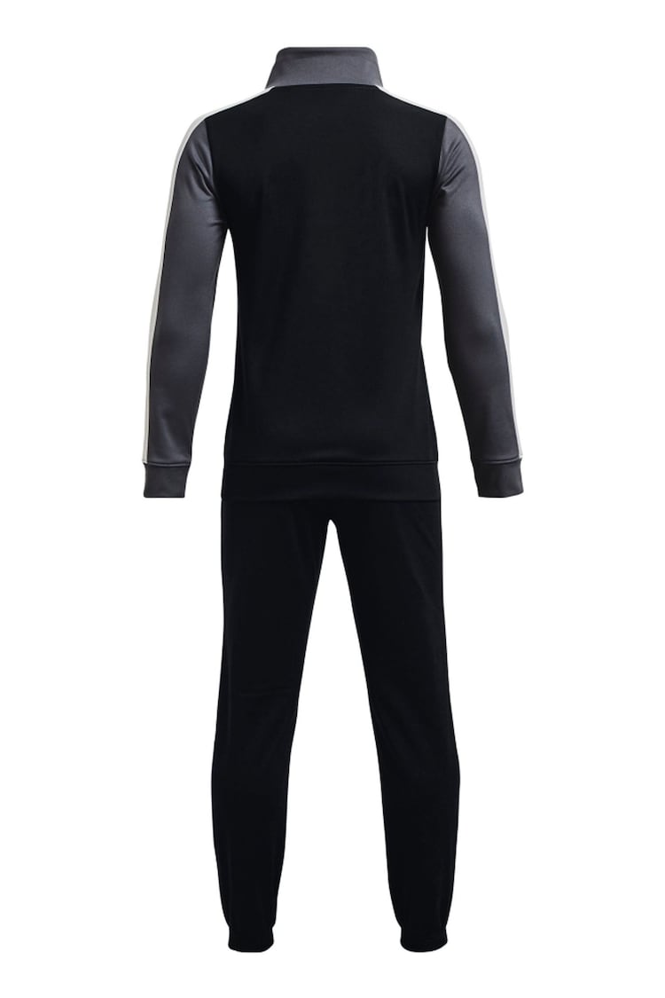 Under Armour Black Youth Colourblock Knit Tracksuit - Image 8 of 8