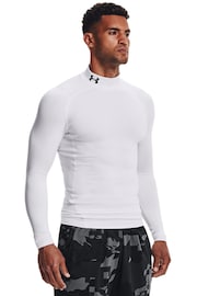 Under Armour White Cold Gear Base Layer T-Shirt - Image 1 of 6