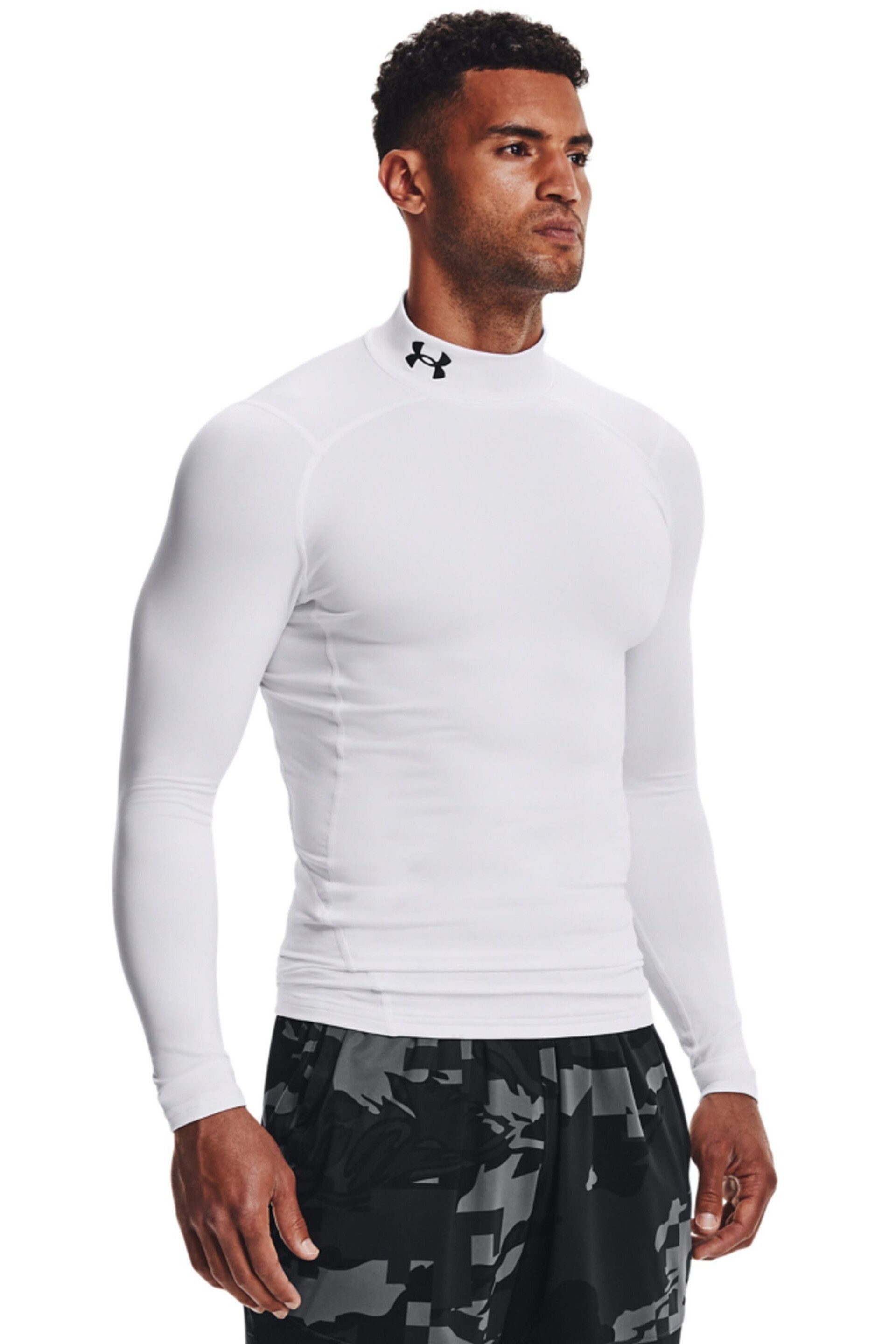 Under Armour White Cold Gear Base Layer T-Shirt - Image 1 of 6