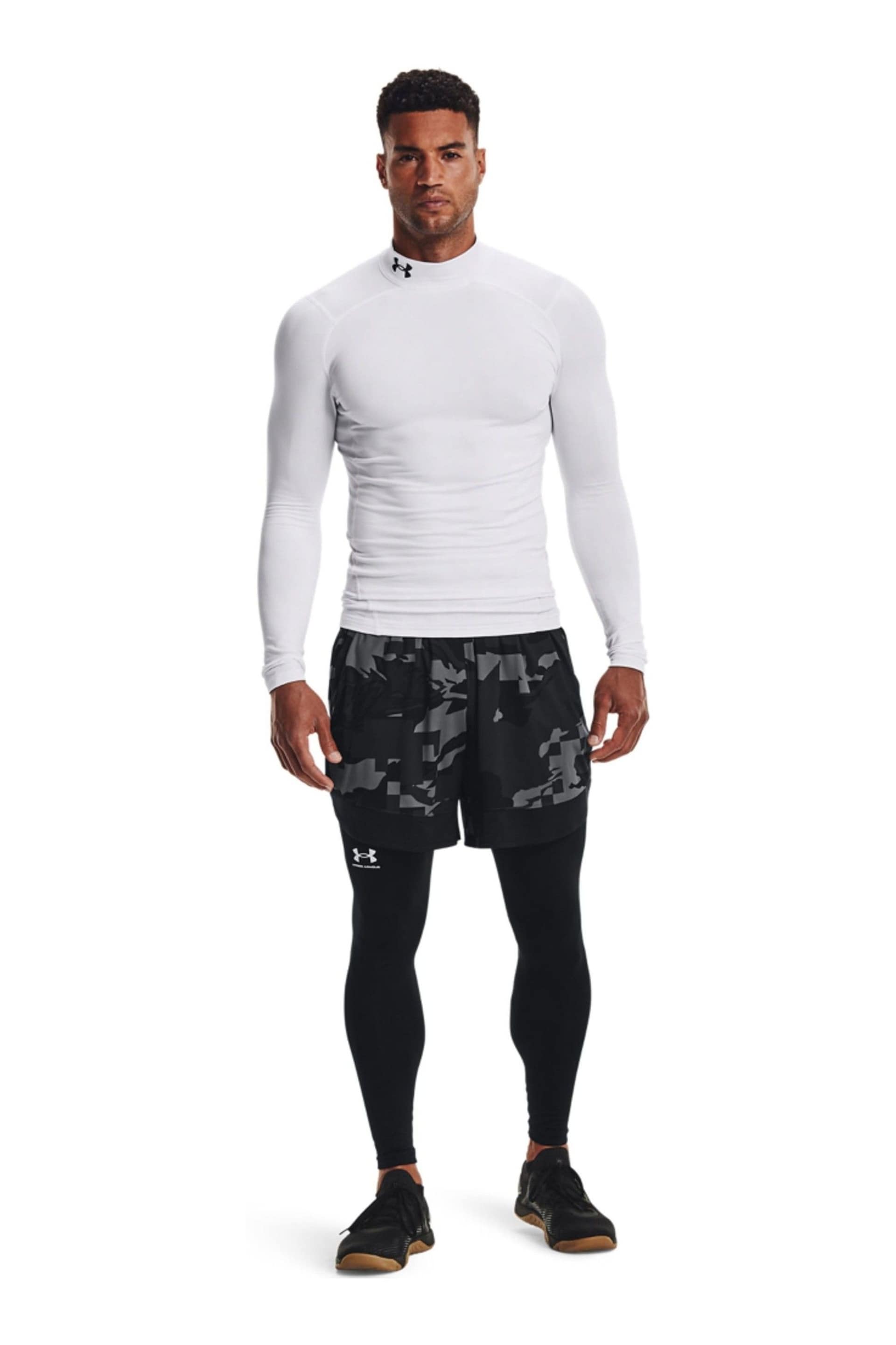 Under Armour White Cold Gear Base Layer T-Shirt - Image 3 of 6
