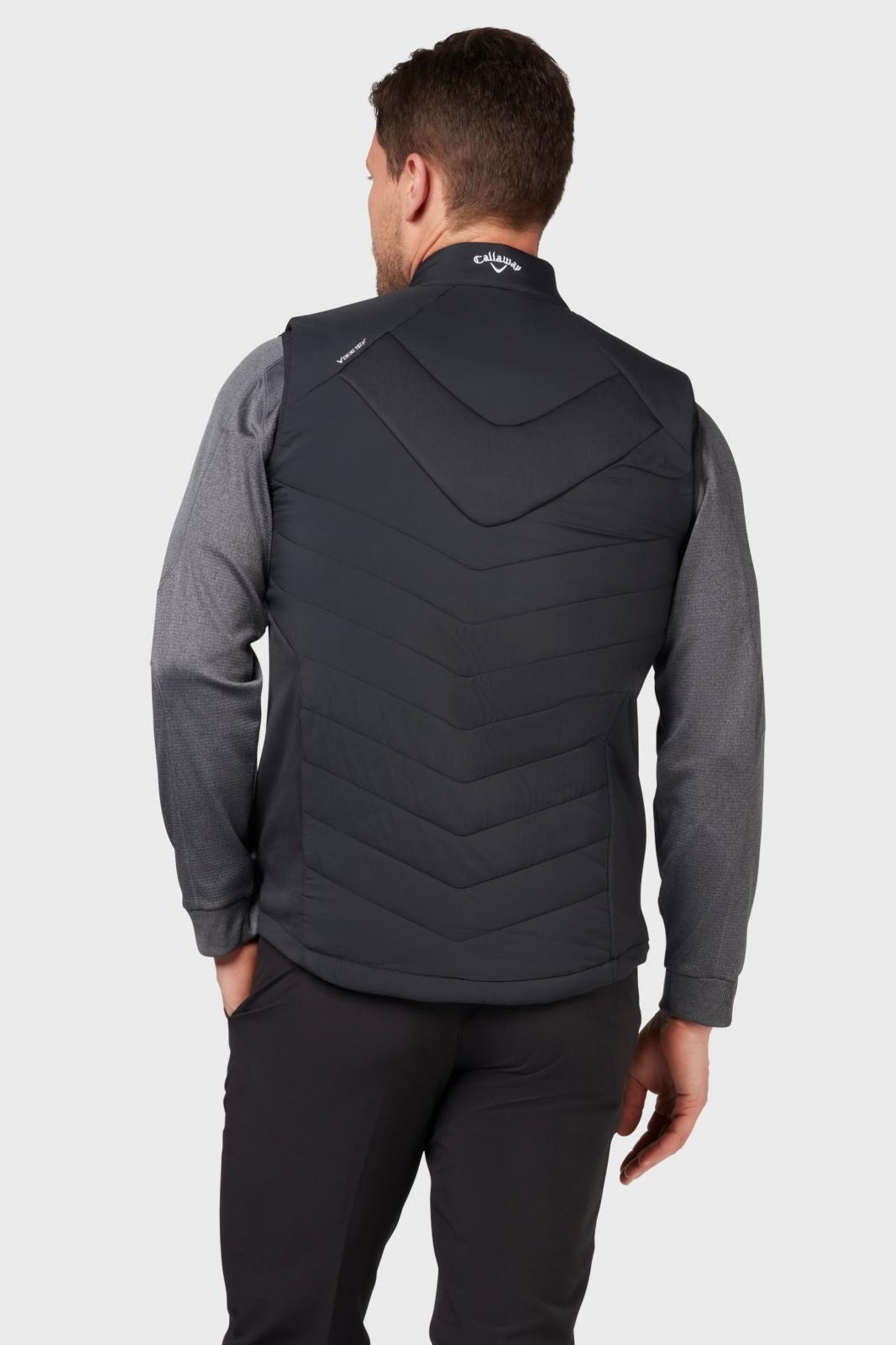 Buy Callaway Apparel Black Primaloft Full Zip Quilted Vest from Next Luxembourg