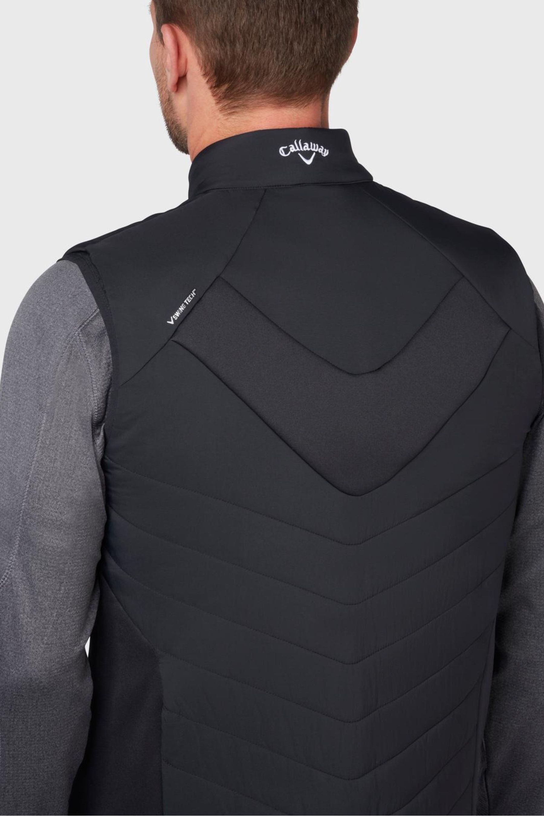 Buy Callaway Apparel Black Primaloft Full Zip Quilted Vest from Next Luxembourg