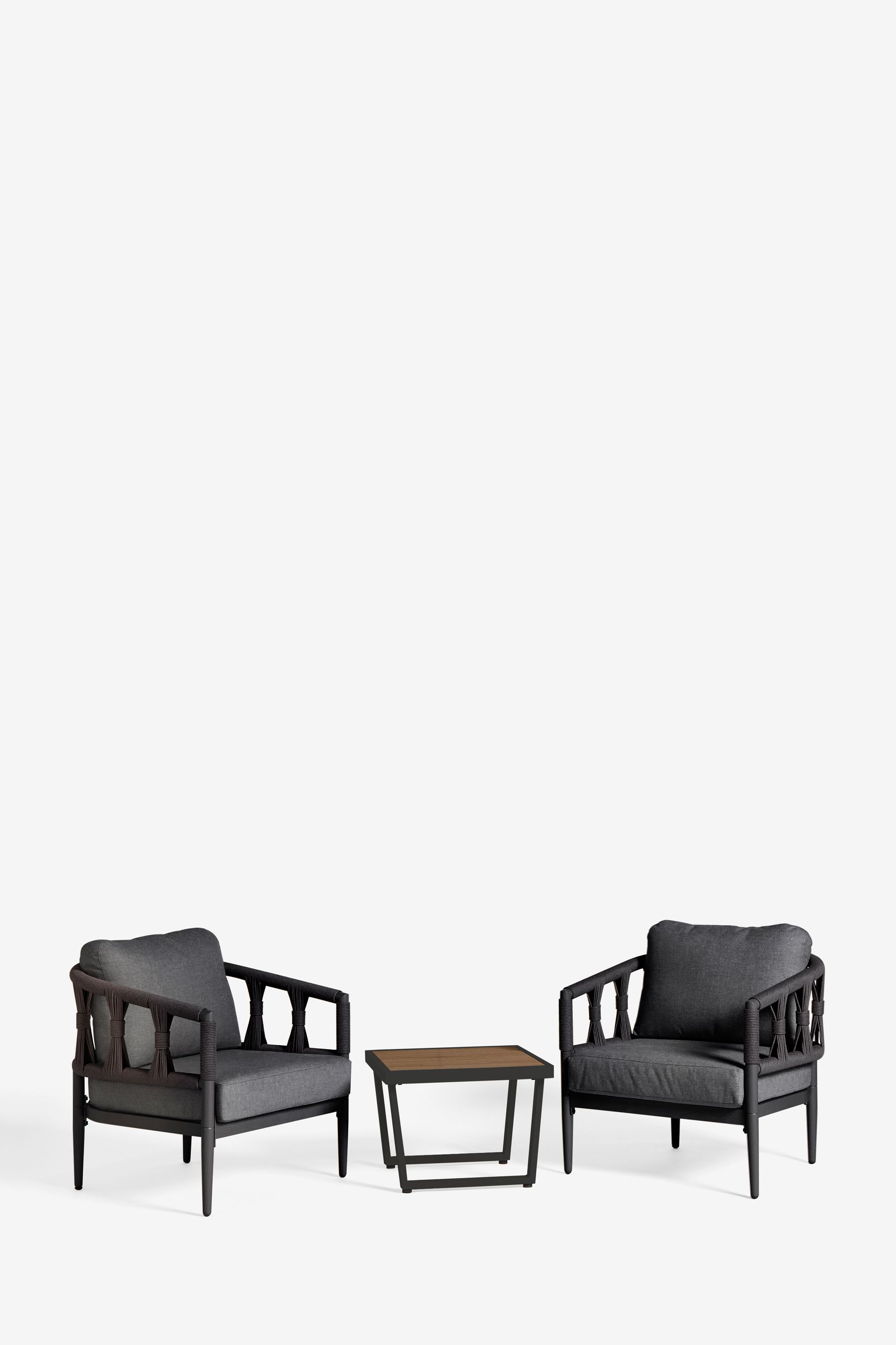 Sorrento 3 piece armchair bistro set clearance