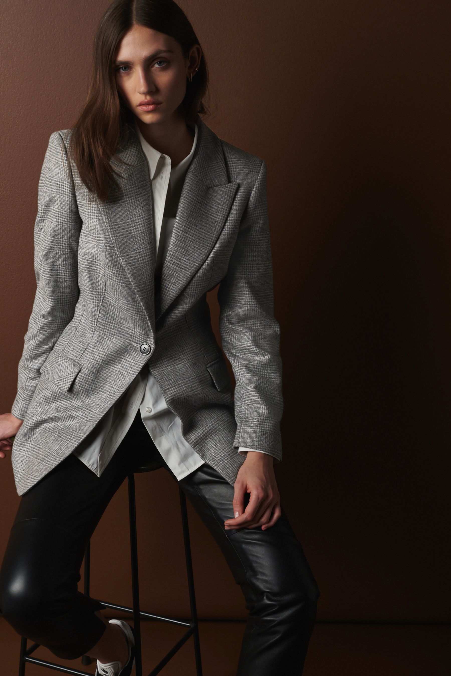 Grey blazer next store