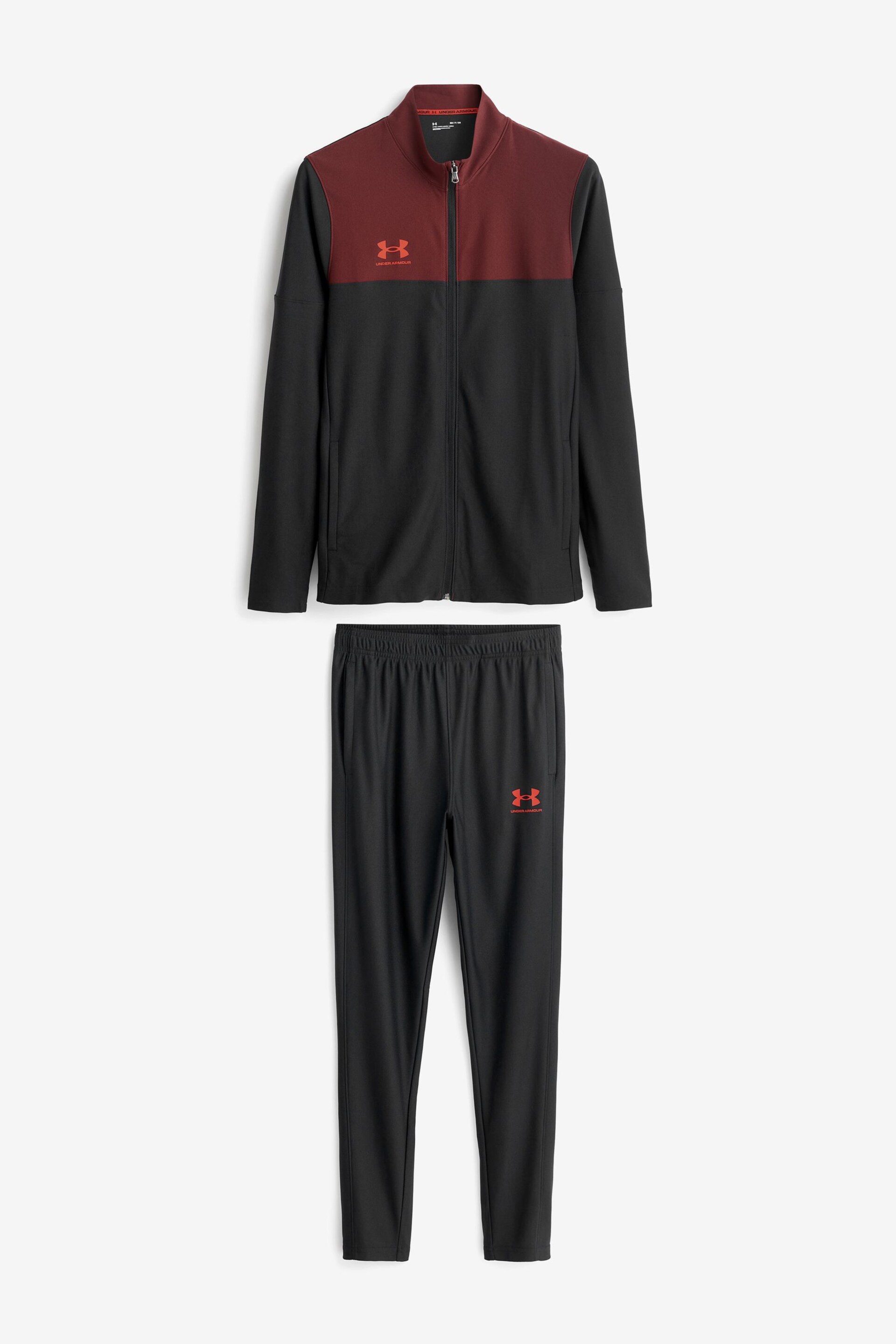 Under Armour Black/Red Challenger Football Tracksuit - Image 5 of 7