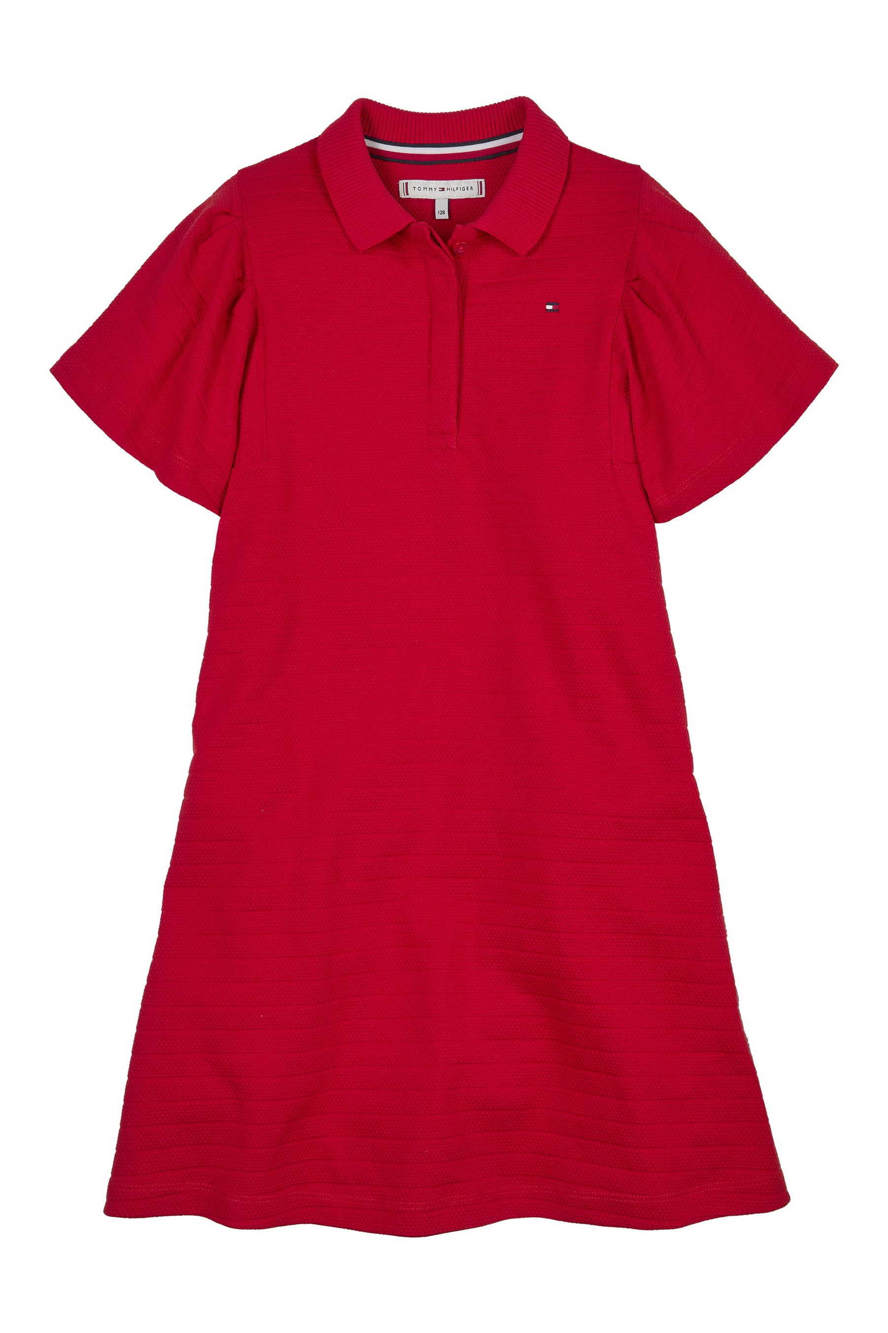 Robe polo tommy hilfiger rouge online