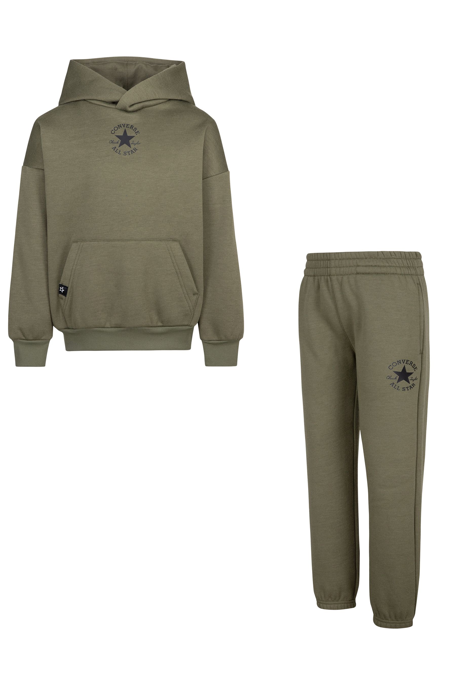 Buy Converse Green Little Kids Hoodie and Jogger Set from Next USA