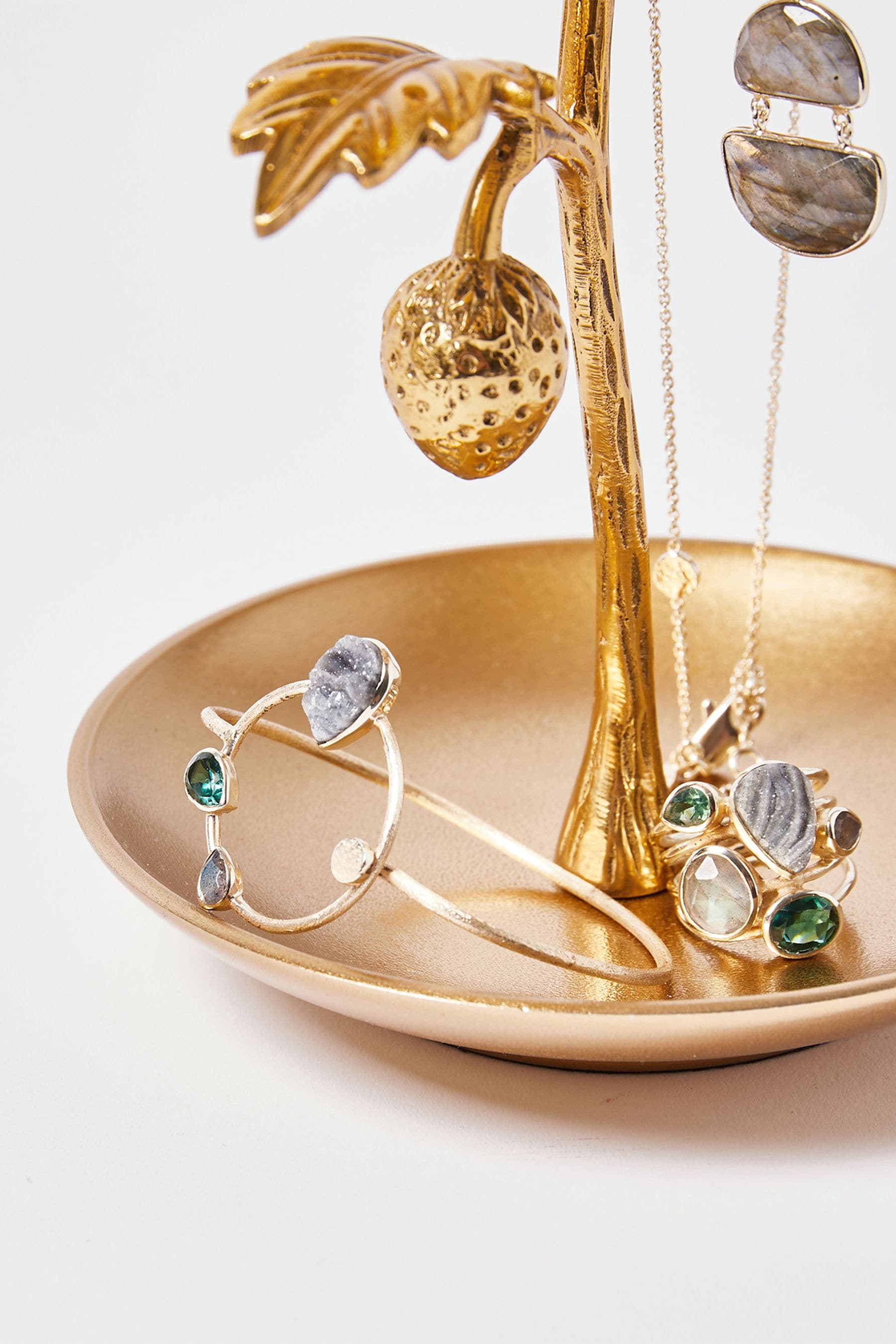 Buy Oliver Bonas Gold Strawberry Jewellery Stand from Next Ireland