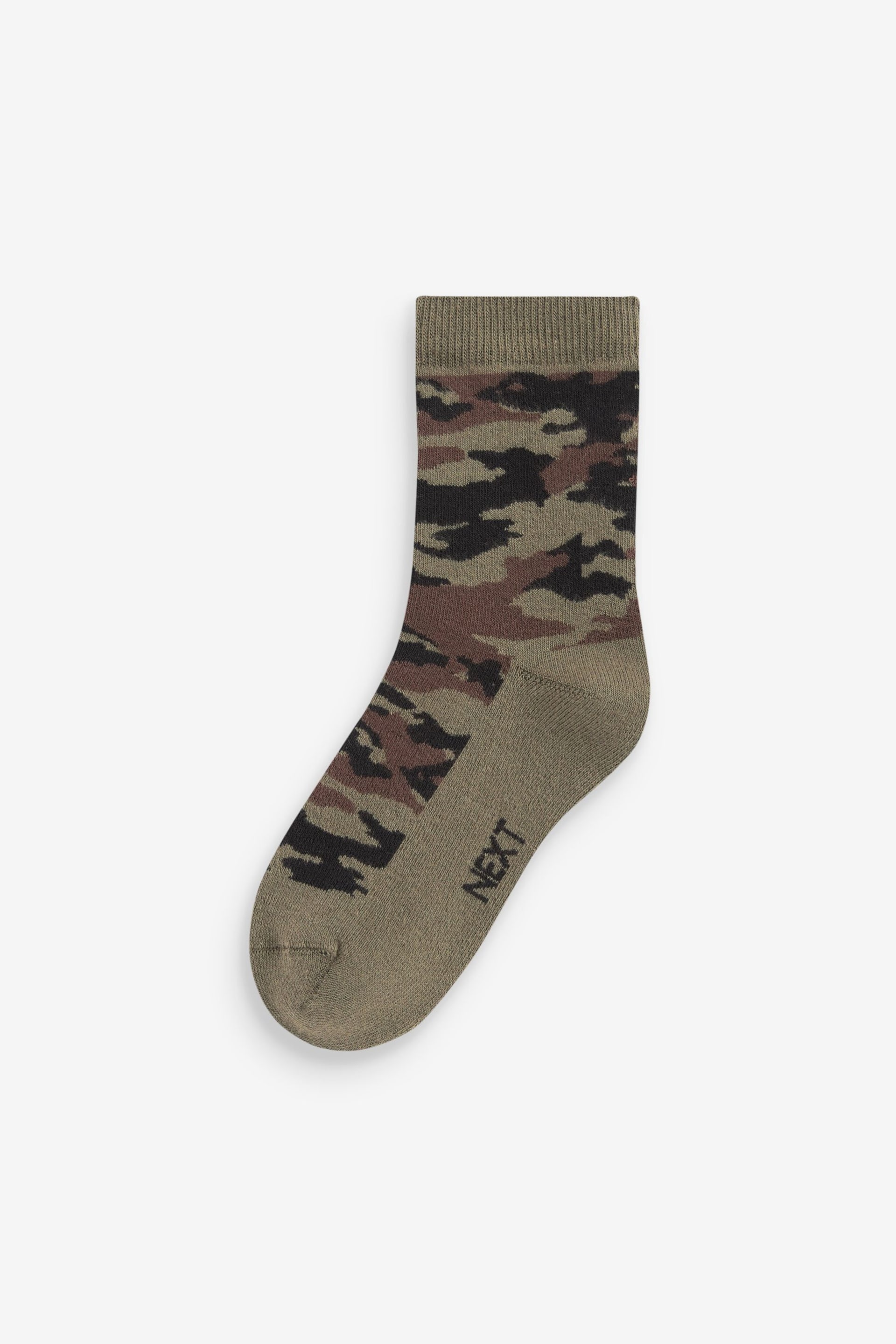 Camouflage Cotton Rich Thermal Socks 5 Pack - Image 2 of 6