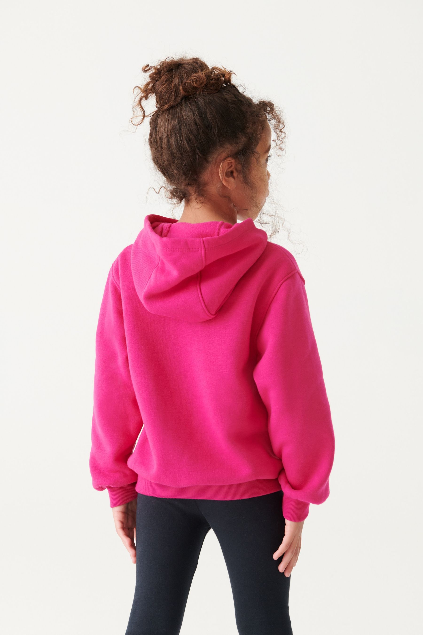 Buy Nike Pink Gold Little Kids Club Fleece Shine Hoodie from Next Luxembourg