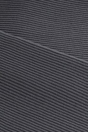 Slate Grey Ribbed High Waist Leggings - Image 7 of 7