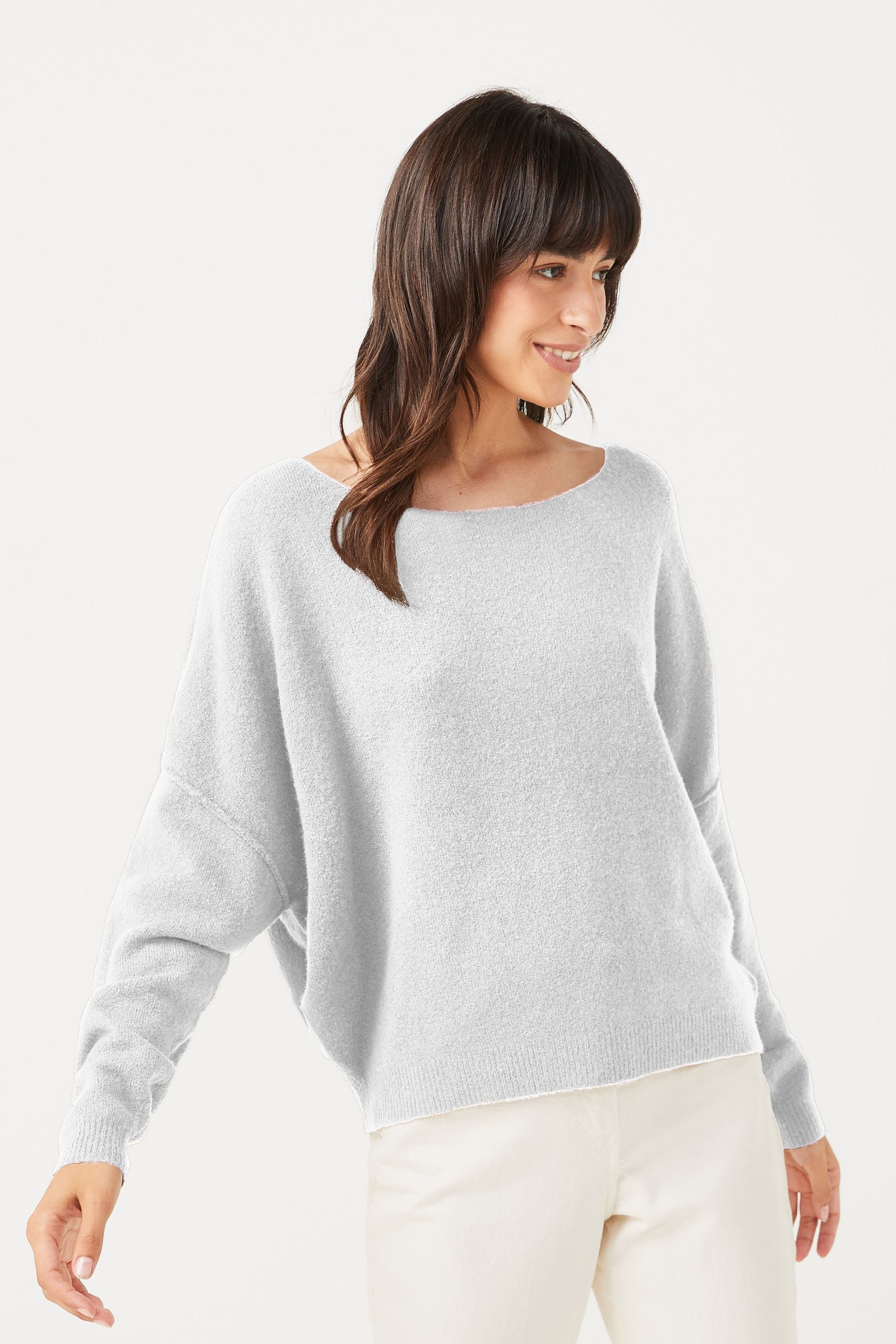 Grey slouchy jumper shop